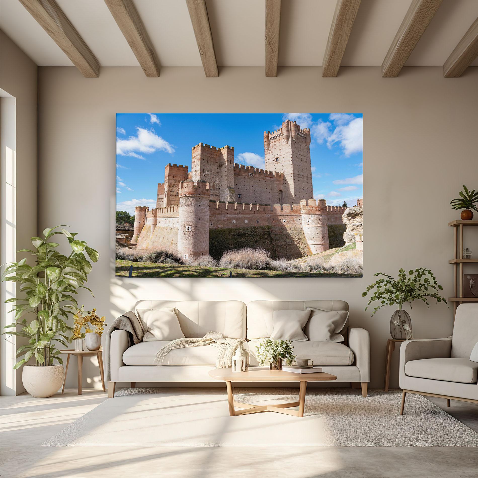 Vászonkép Castle La Mota mockup 6