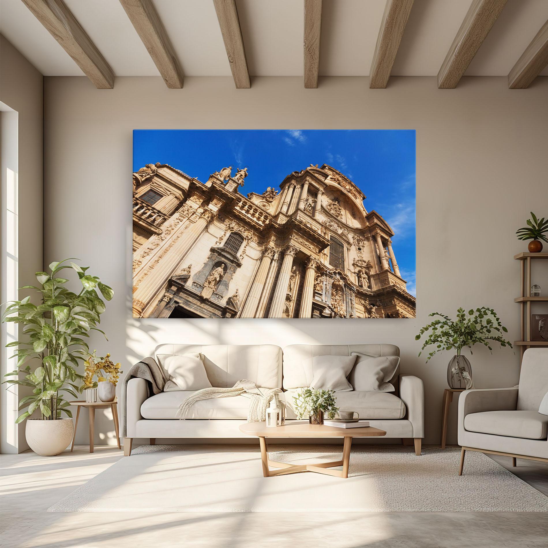 Vászonkép Church Saint Mary mockup 6