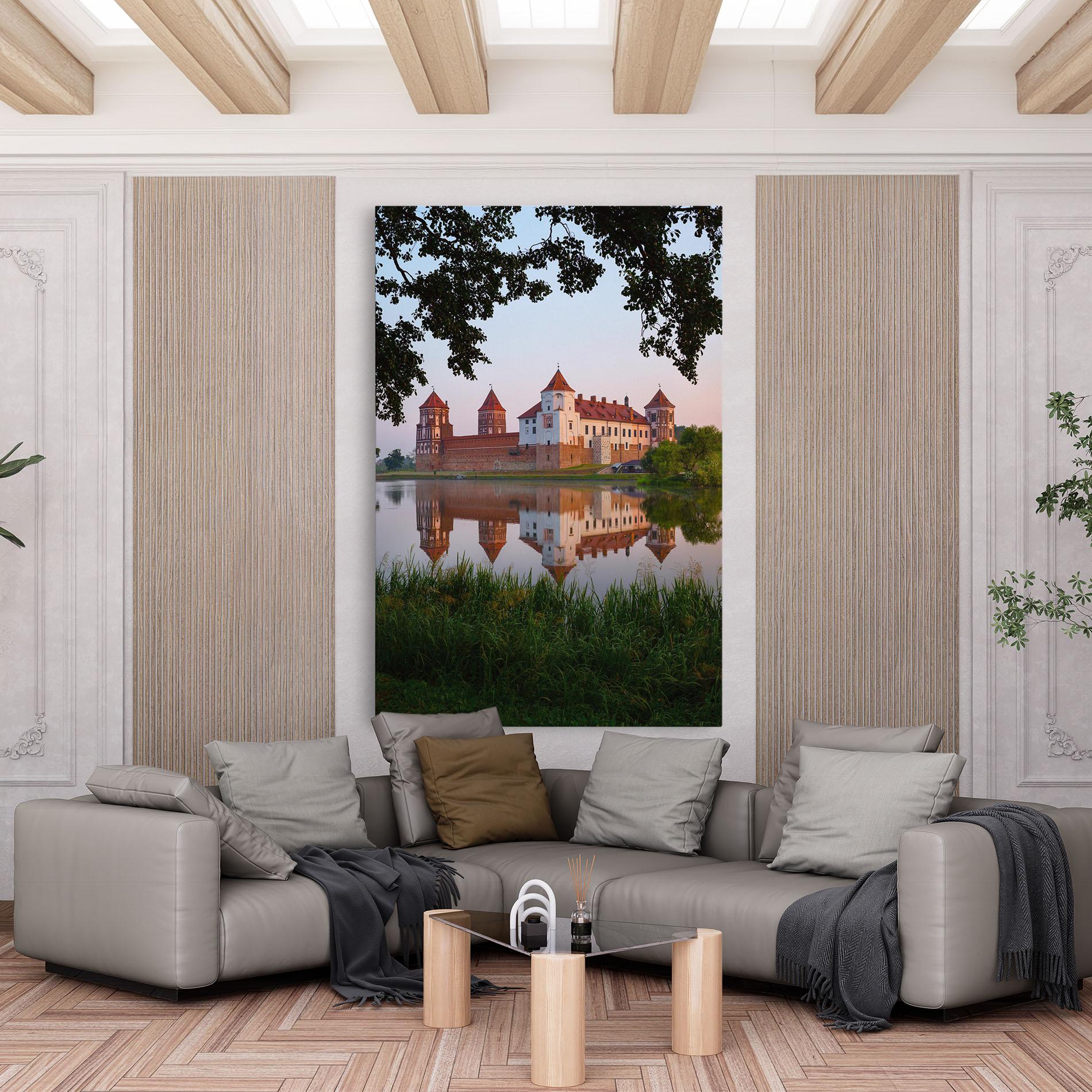 Vászonkép Ancient Castle Morning mockup 6