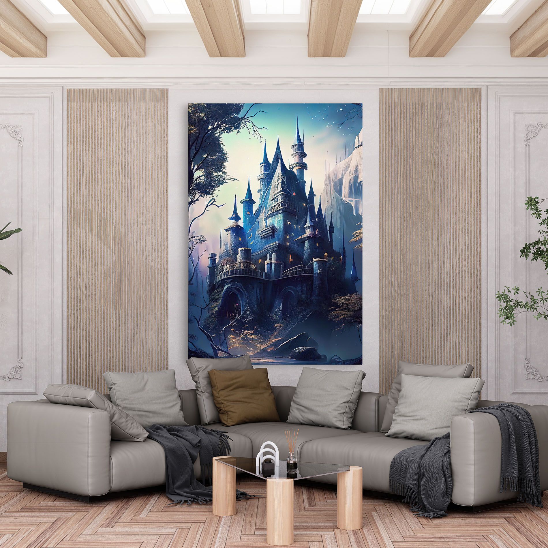 Blue Art Castle mockup 6
