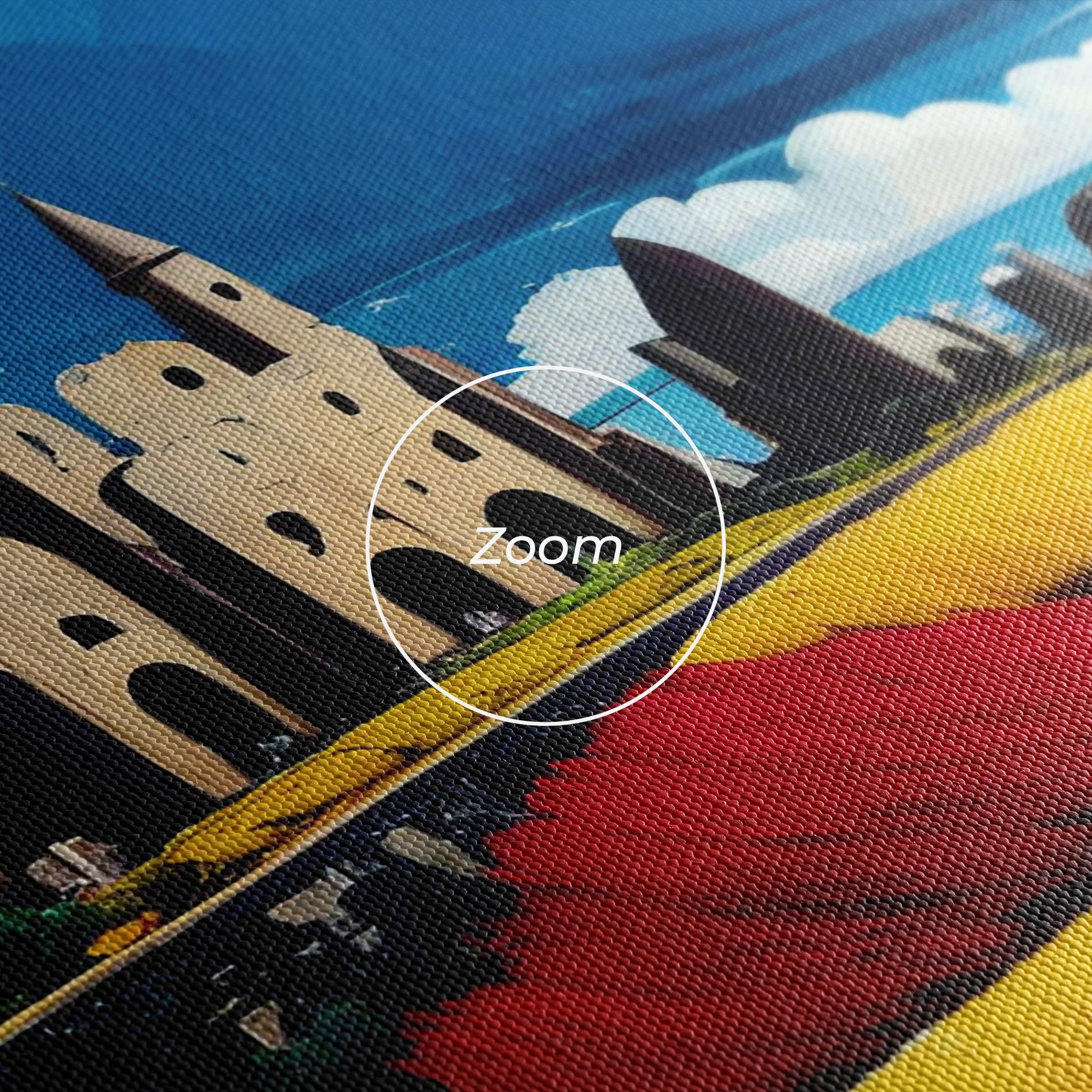 Vászonkép Antique Building Art mockup 3