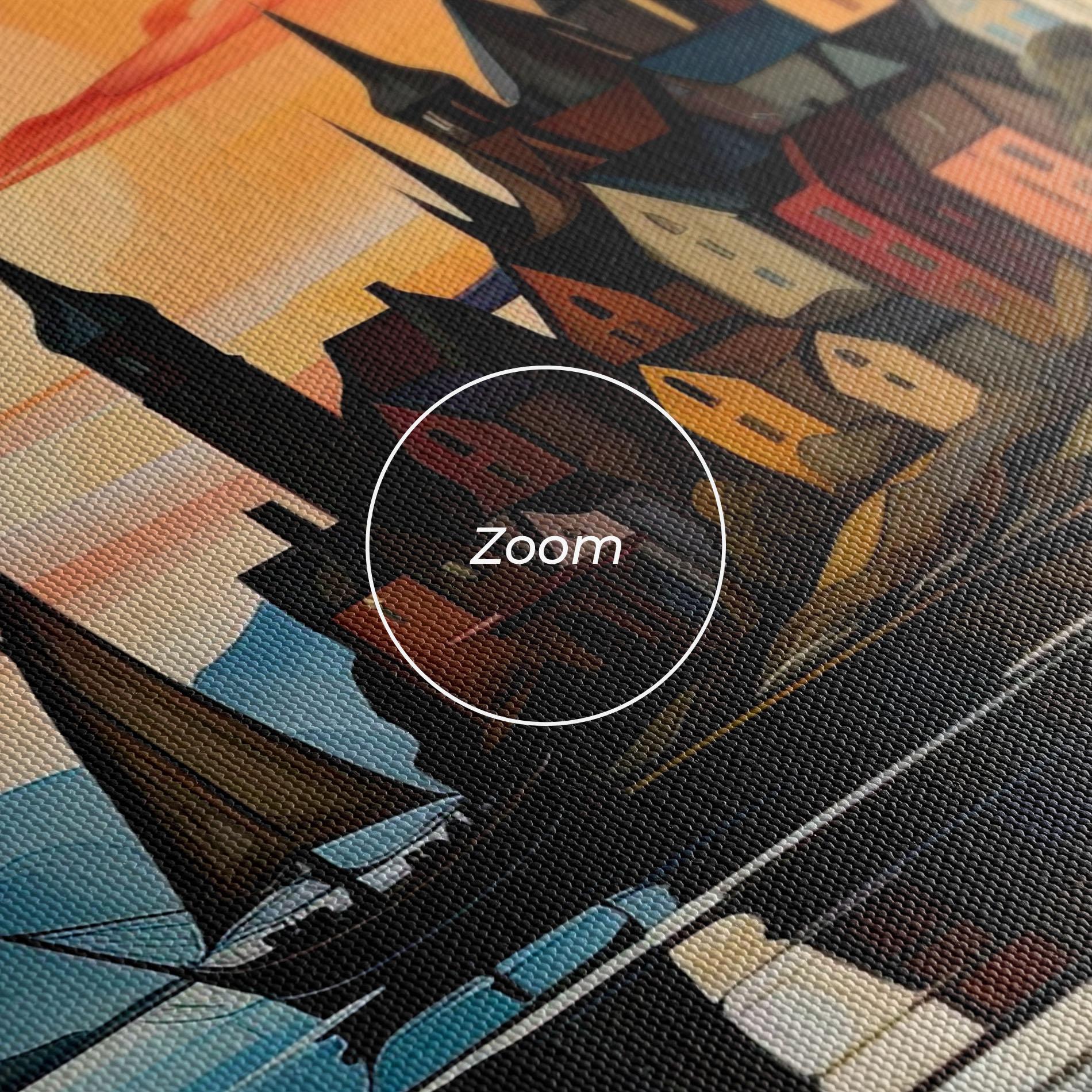 Vászonkép Castle Painting mockup 3