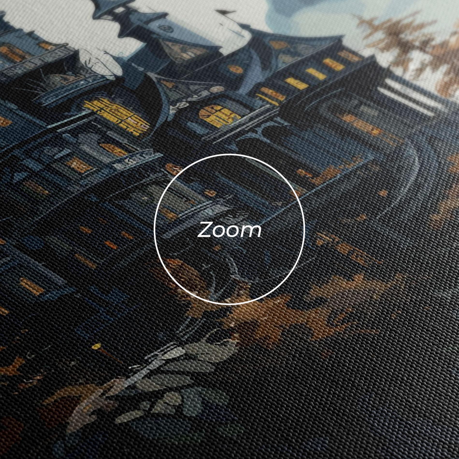 Vászonkép Grey Big Castle mockup 3