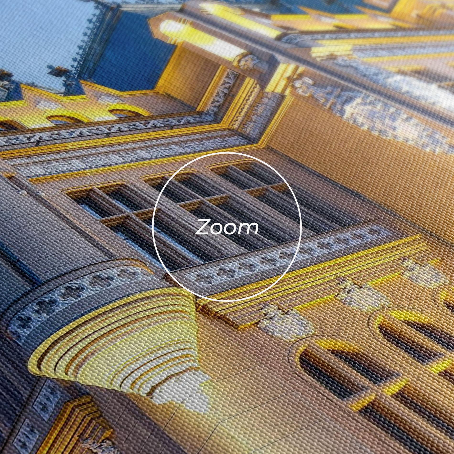 Vászonkép Palace Culture Romania mockup 3