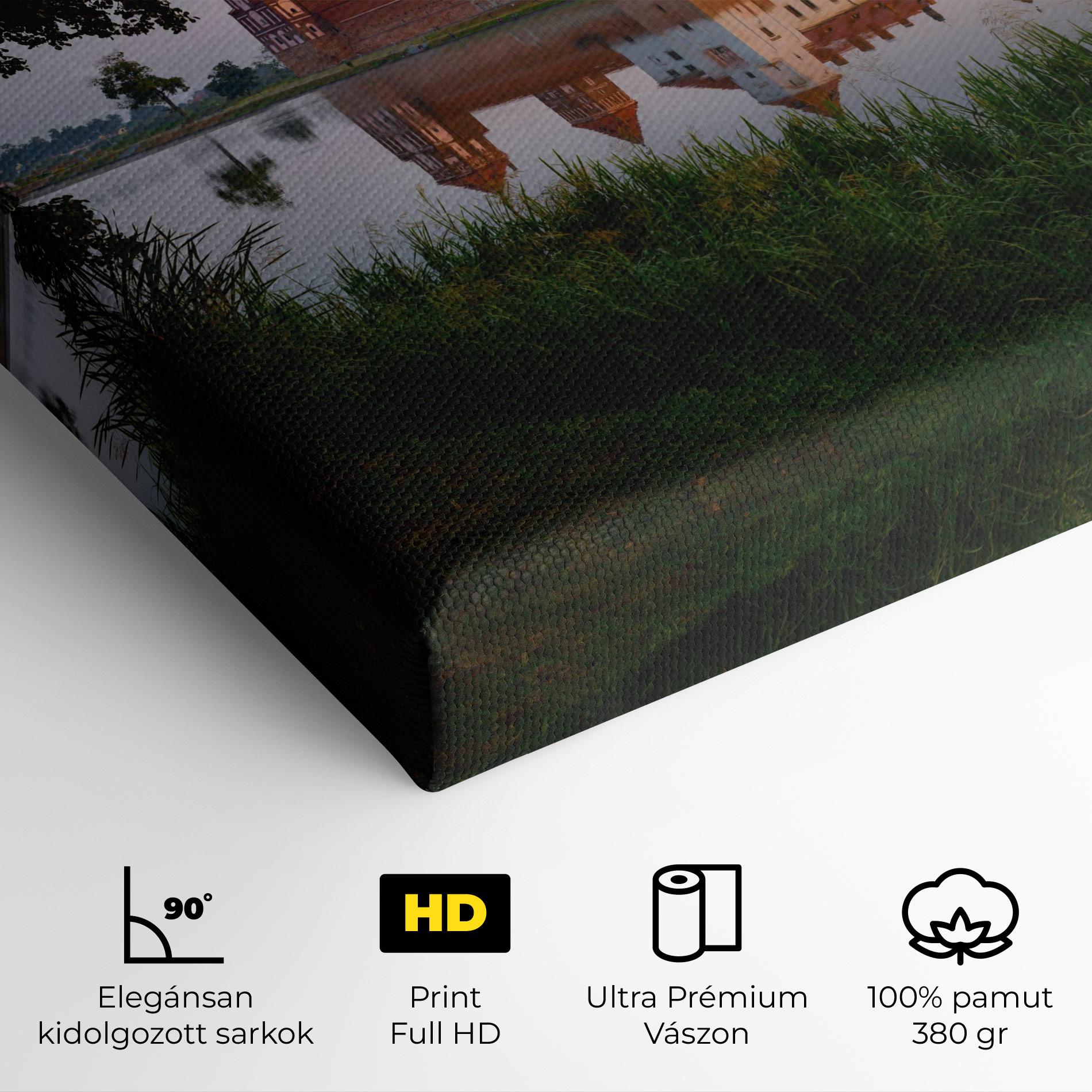 Vászonkép Ancient Castle Morning mockup 4