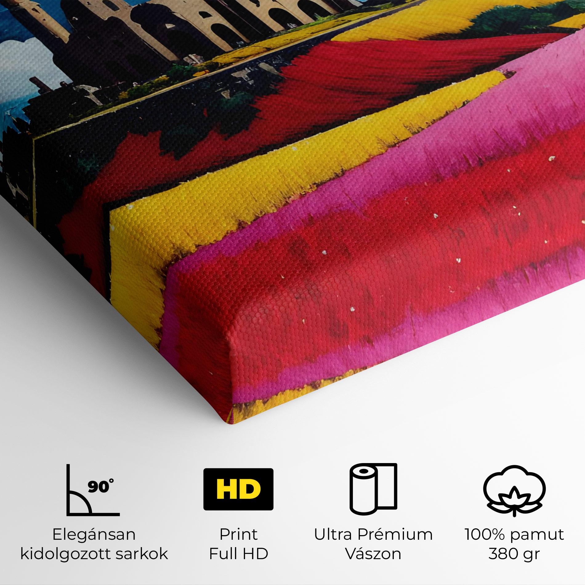 Vászonkép Antique Building Art mockup 4