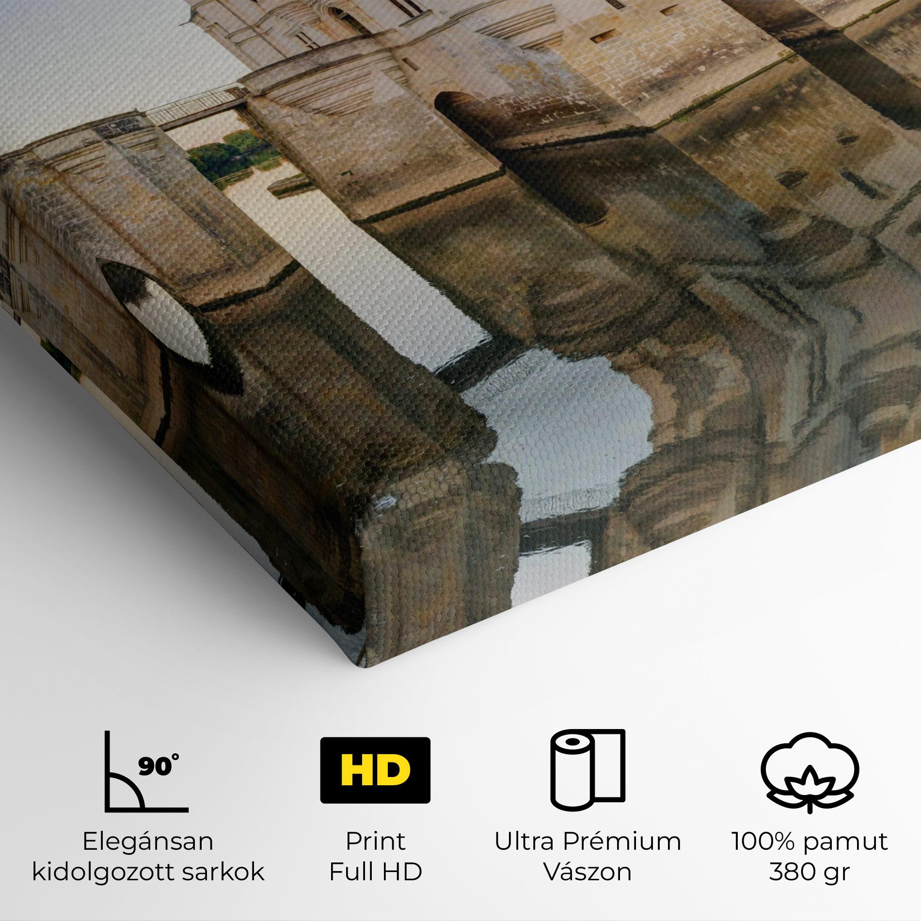 Vászonkép Chateau France mockup 4