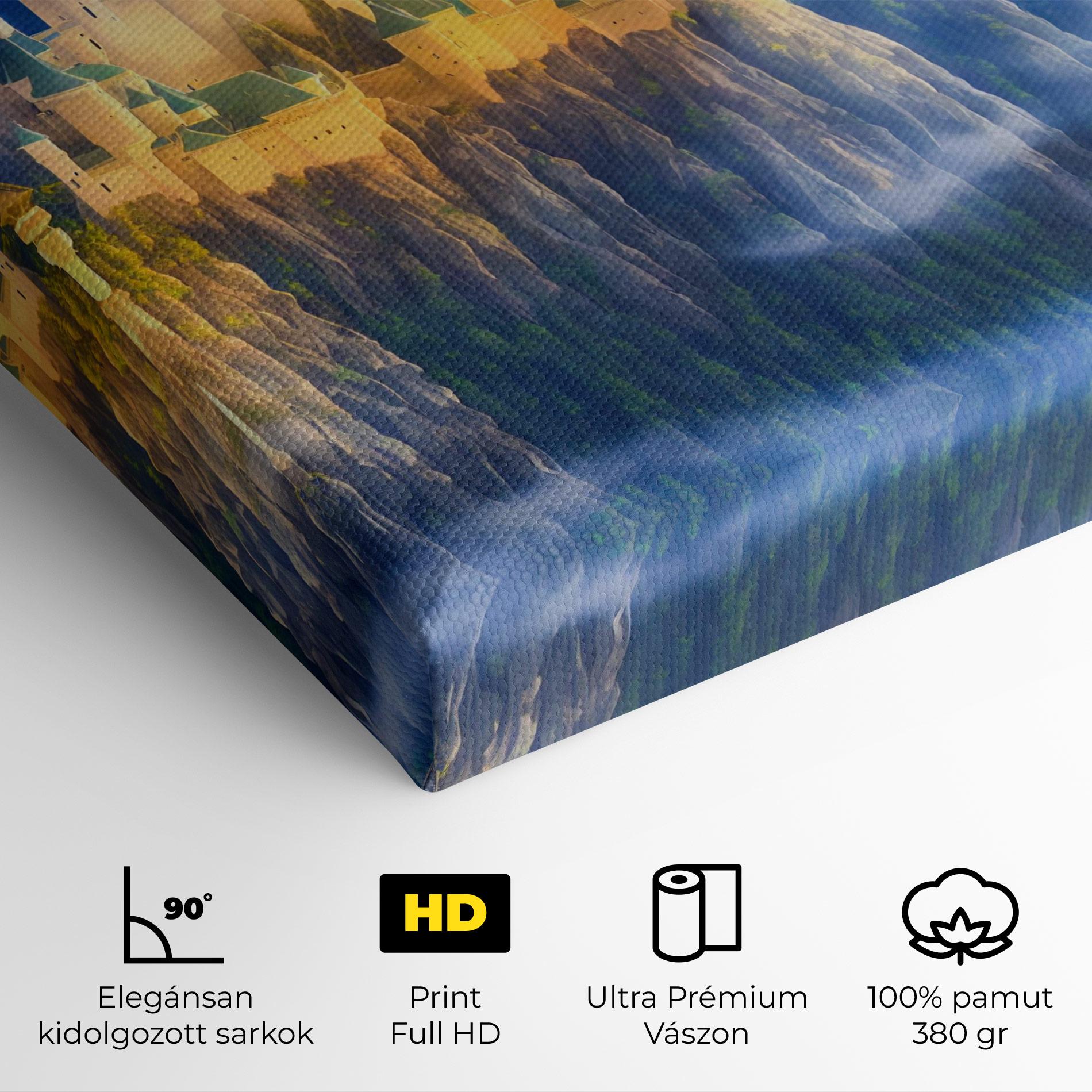 Vászonkép Fairytale Castle mockup 4