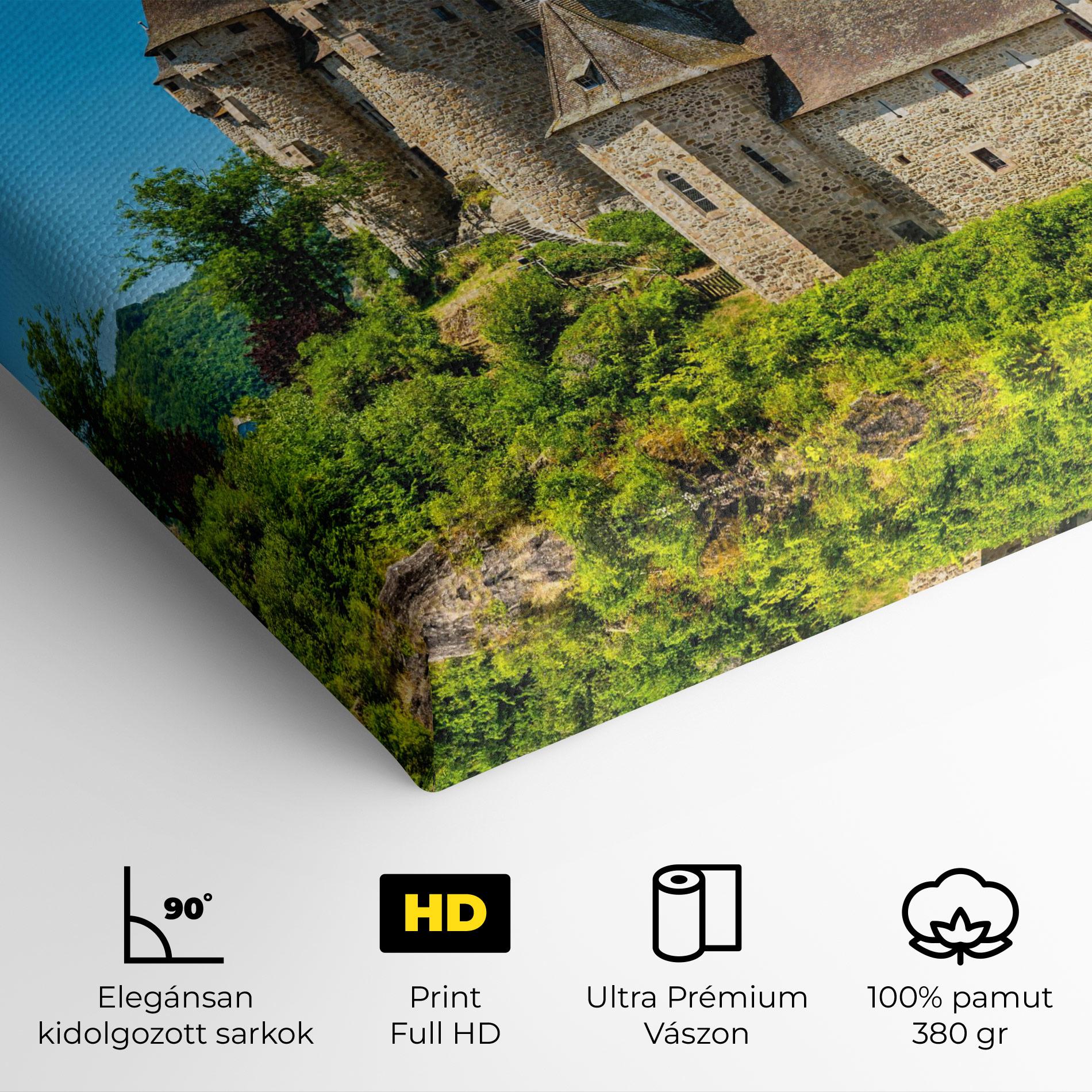 Vászonkép Medieval Castle France mockup 4