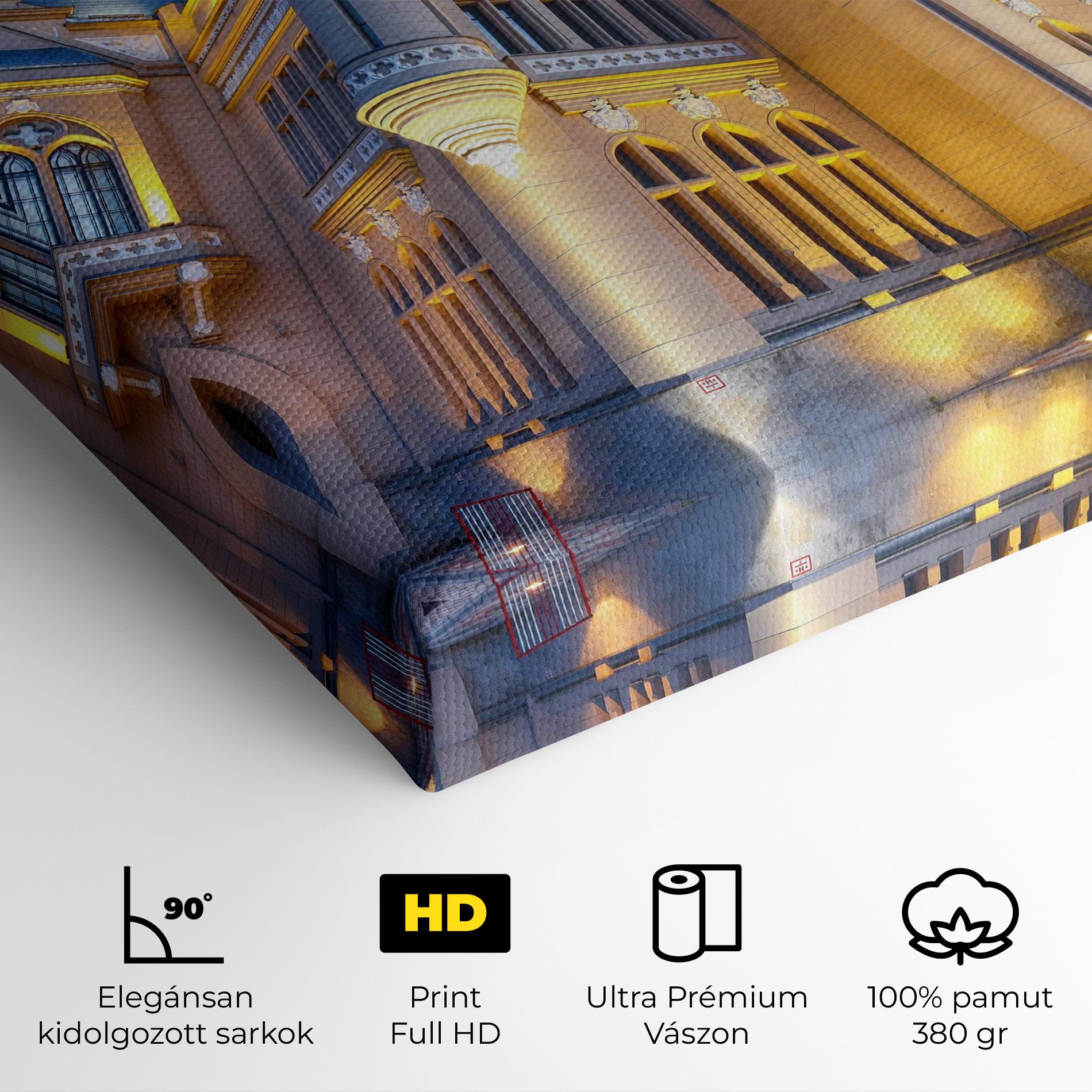 Vászonkép Palace Culture Romania mockup 4