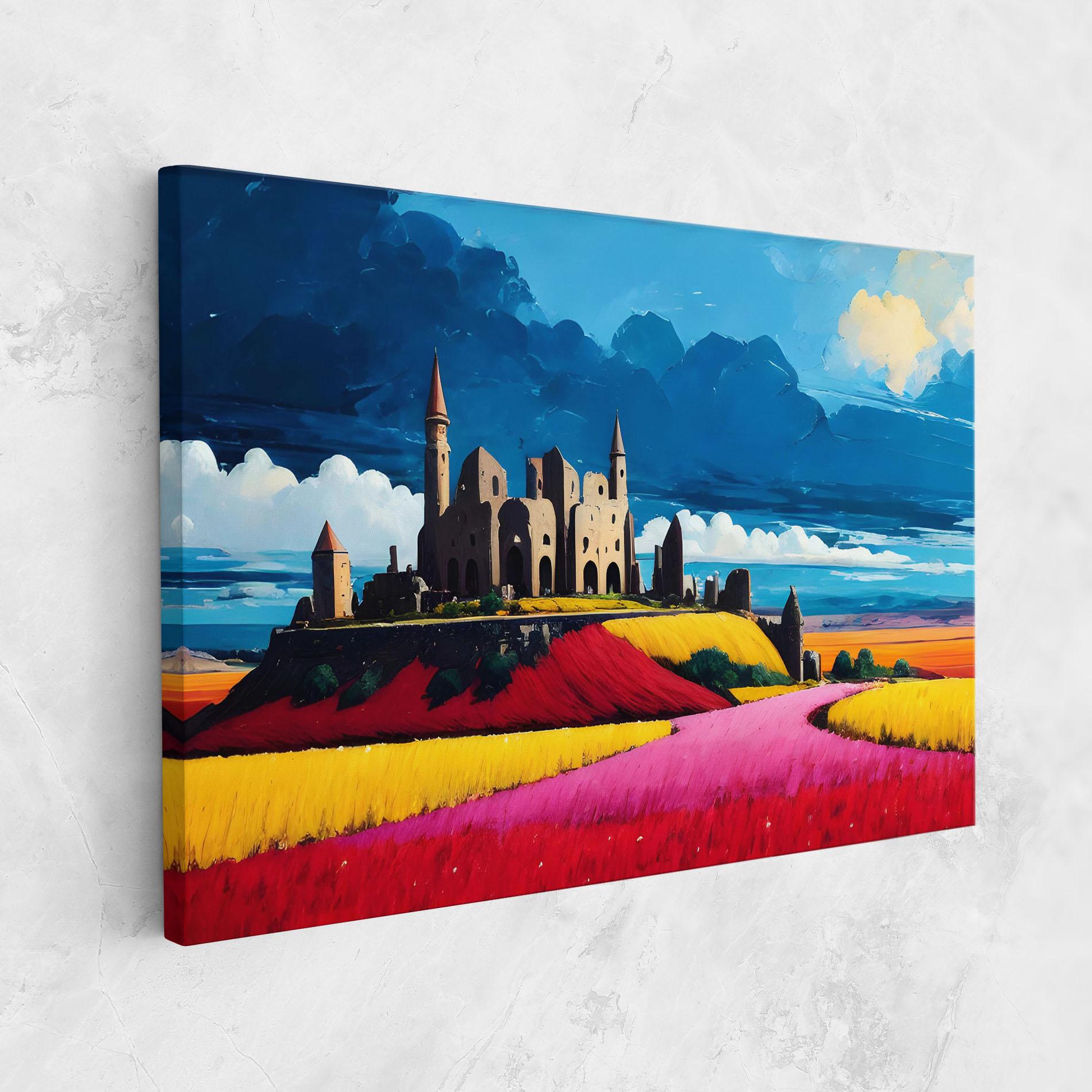 Vászonkép Antique Building Art mockup 1