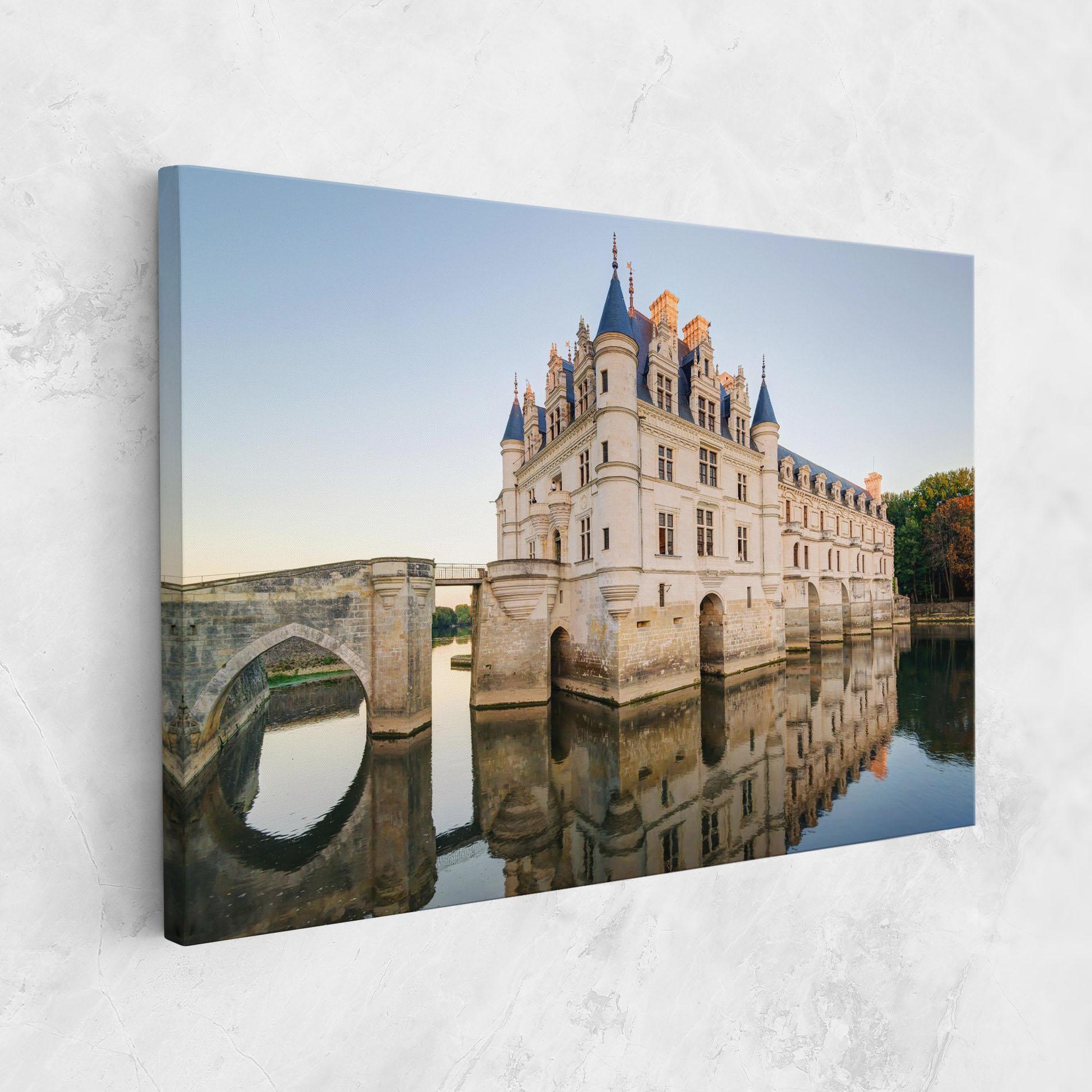 Vászonkép Chateau France mockup 1