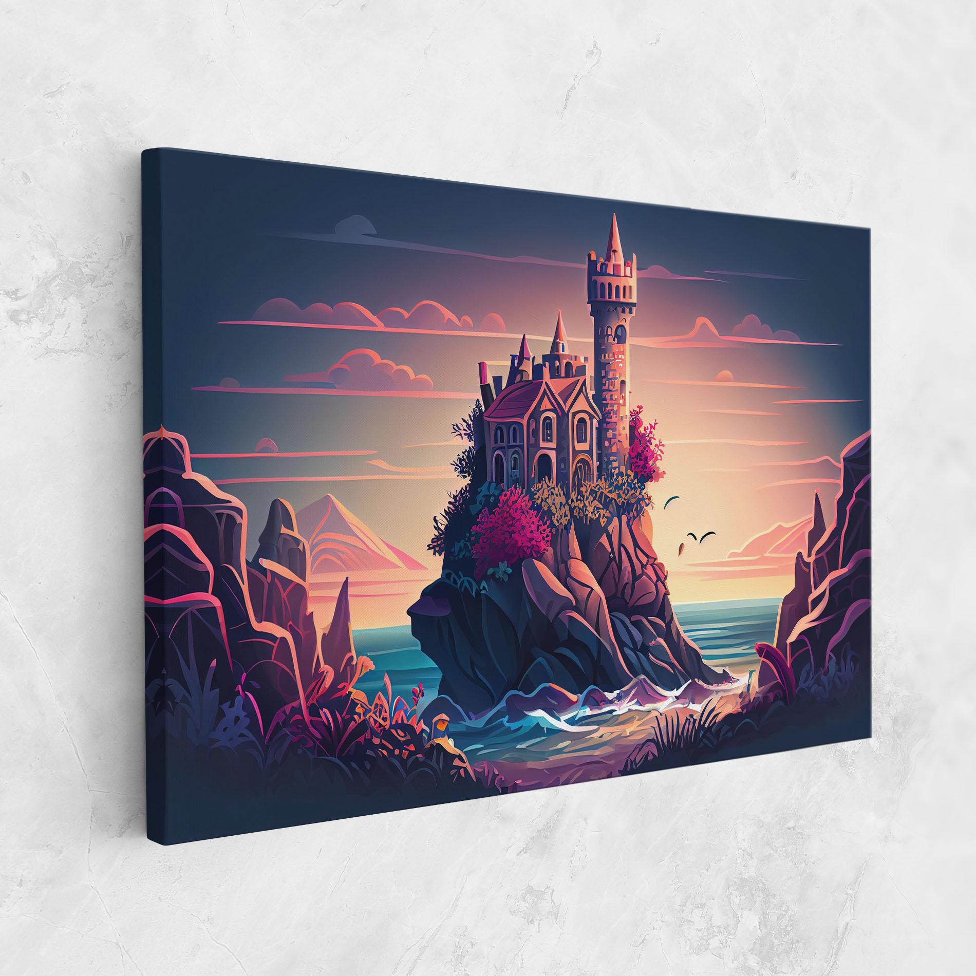Vászonkép Cliff Castle mockup 1