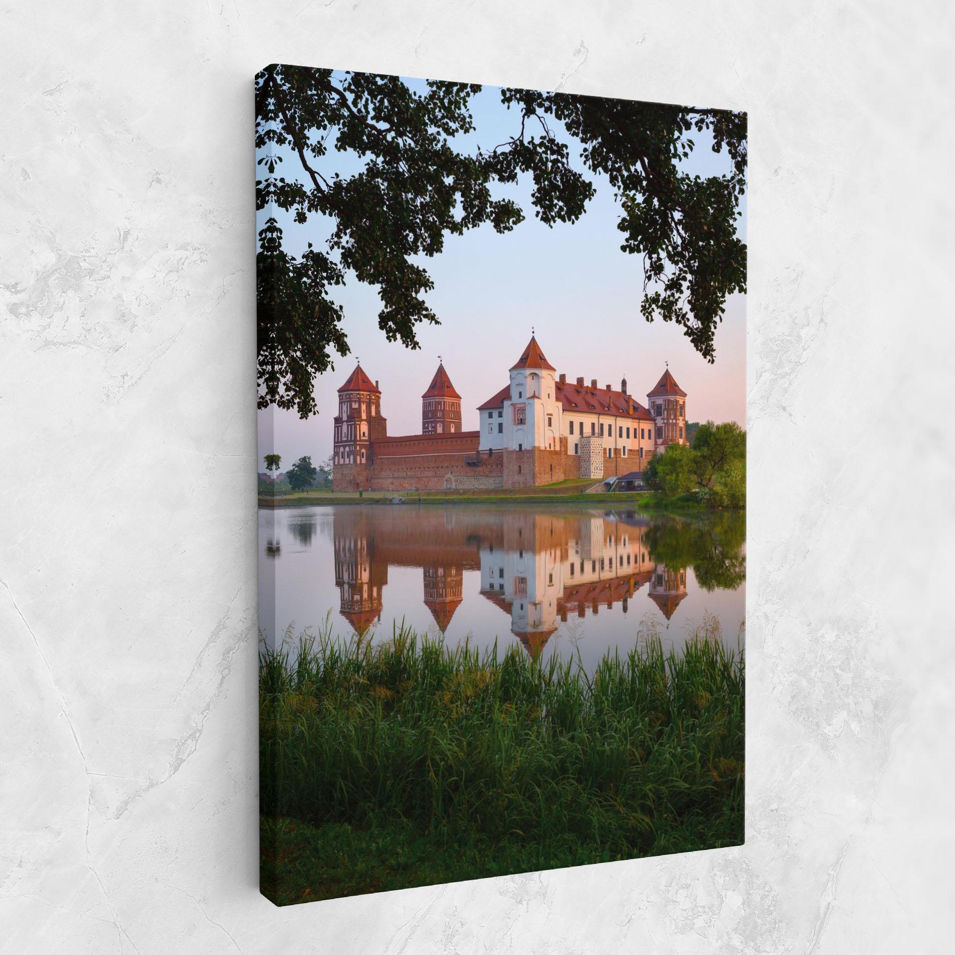 Vászonkép Ancient Castle Morning mockup 1