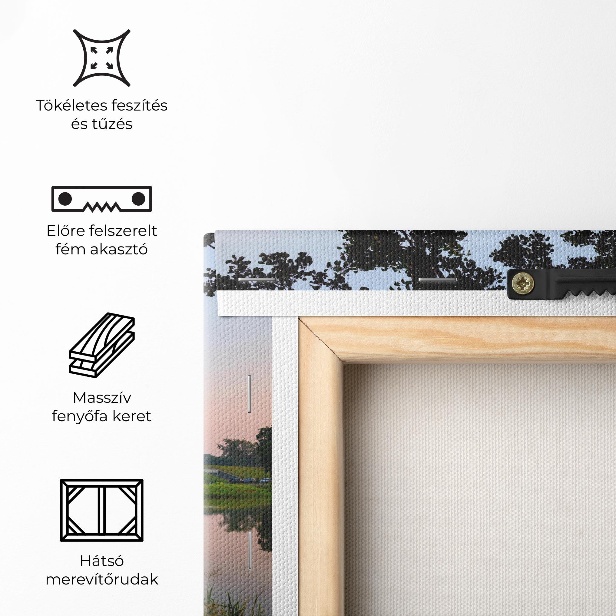 Vászonkép Ancient Castle Morning mockup 5