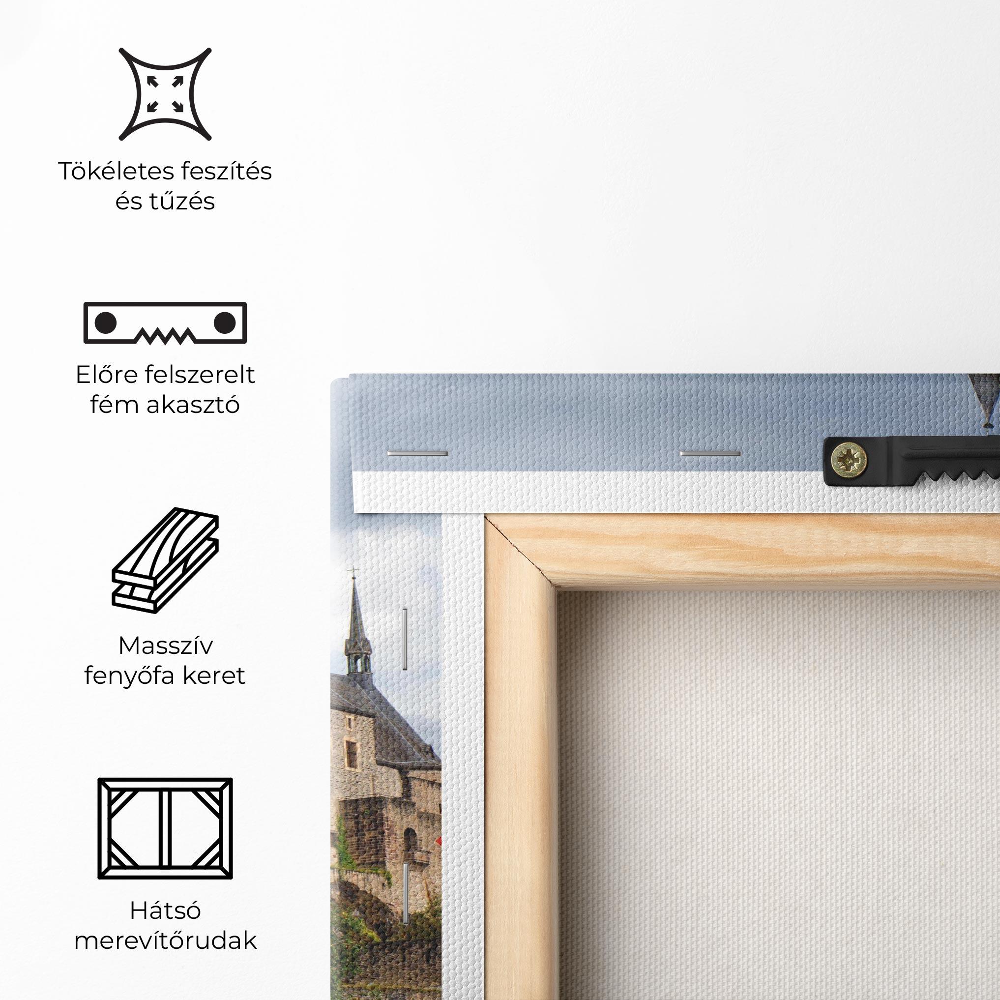 Vászonkép Castle Vianden mockup 5