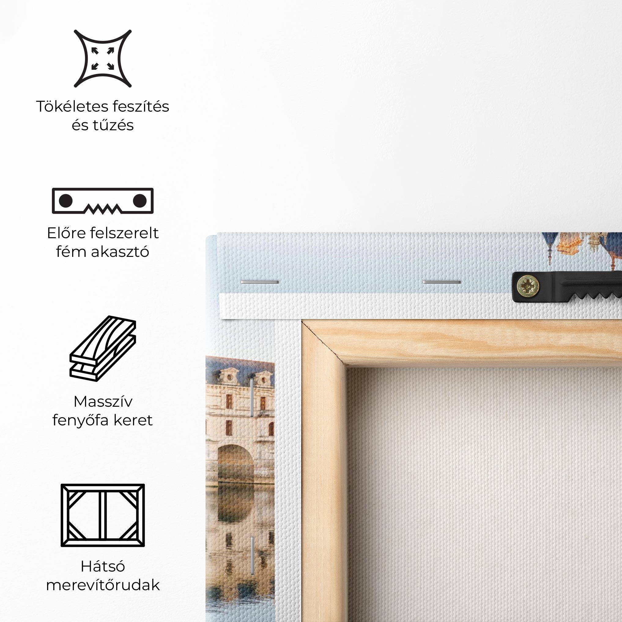 Vászonkép Chateau Chenonceau Castle mockup 5