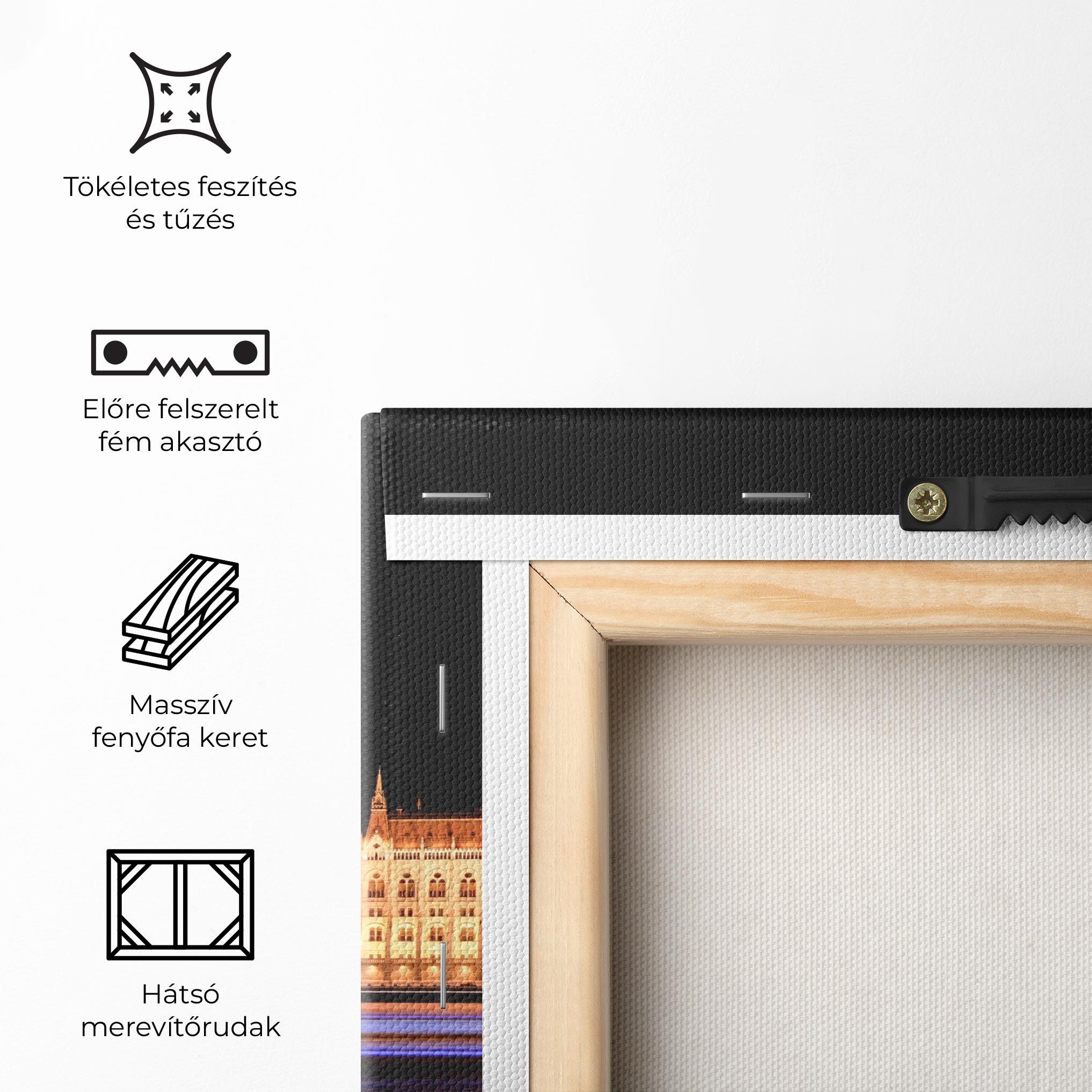 Vászonkép Night Reflection mockup 5