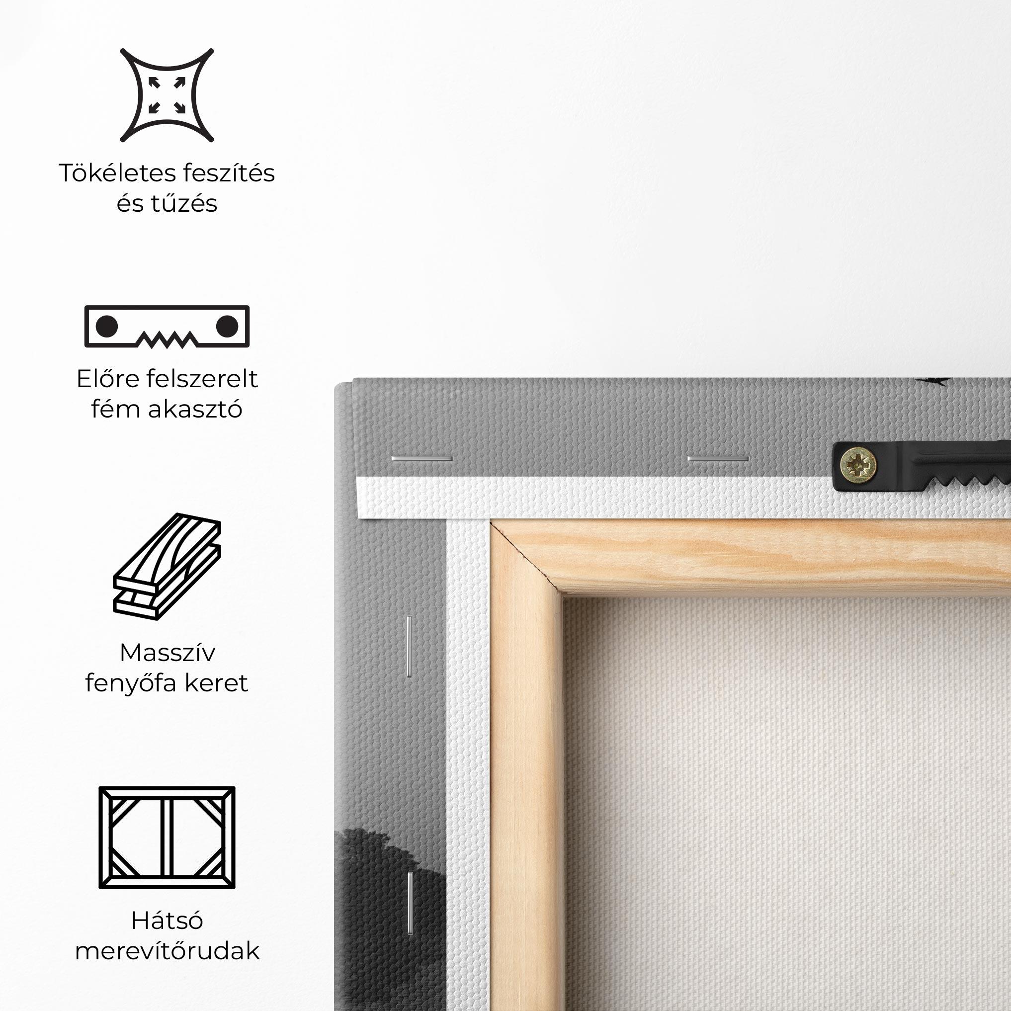 Vászonkép Taj Mahal Reflected mockup 5