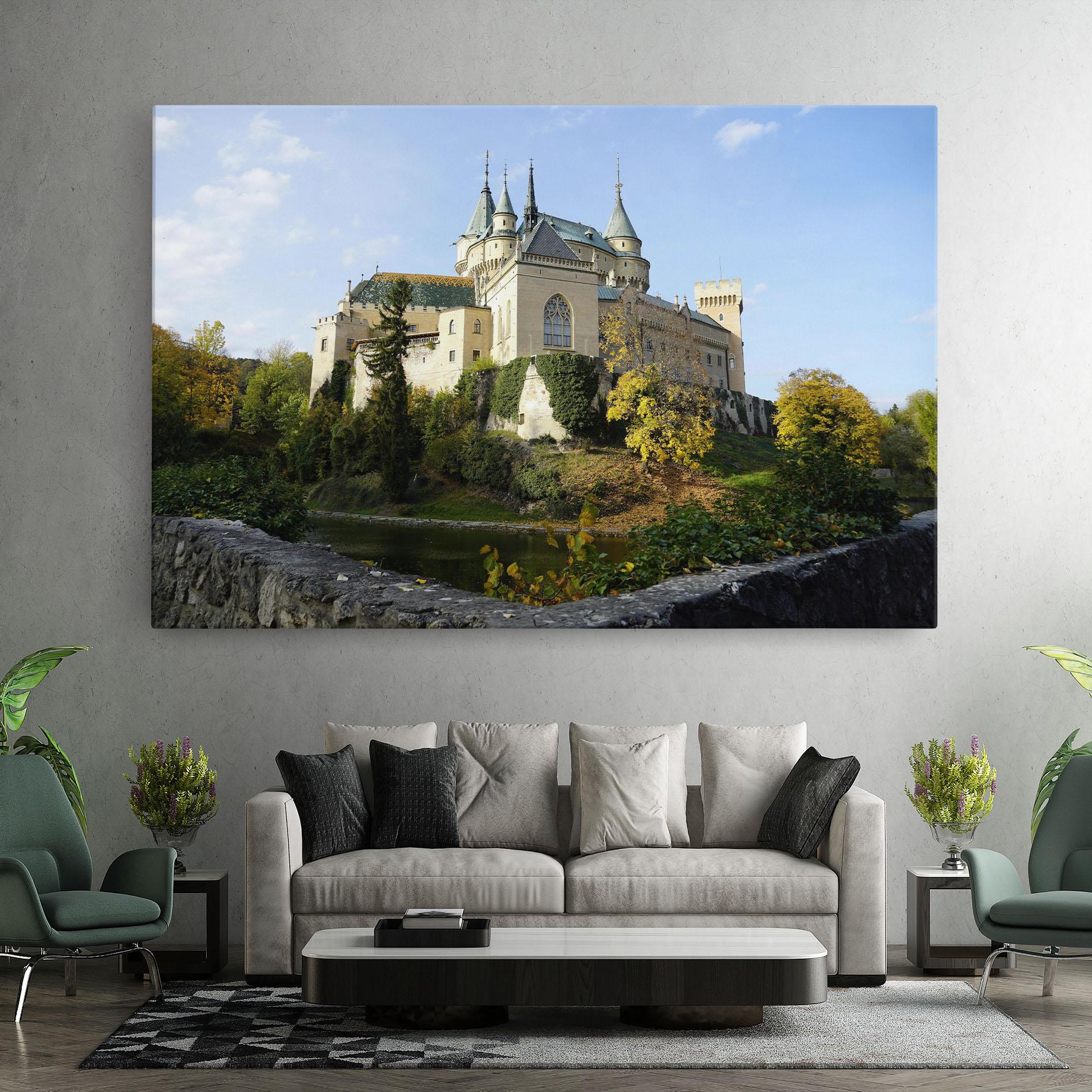 Vászonkép Bojnice Castle Slovakia mockup 7