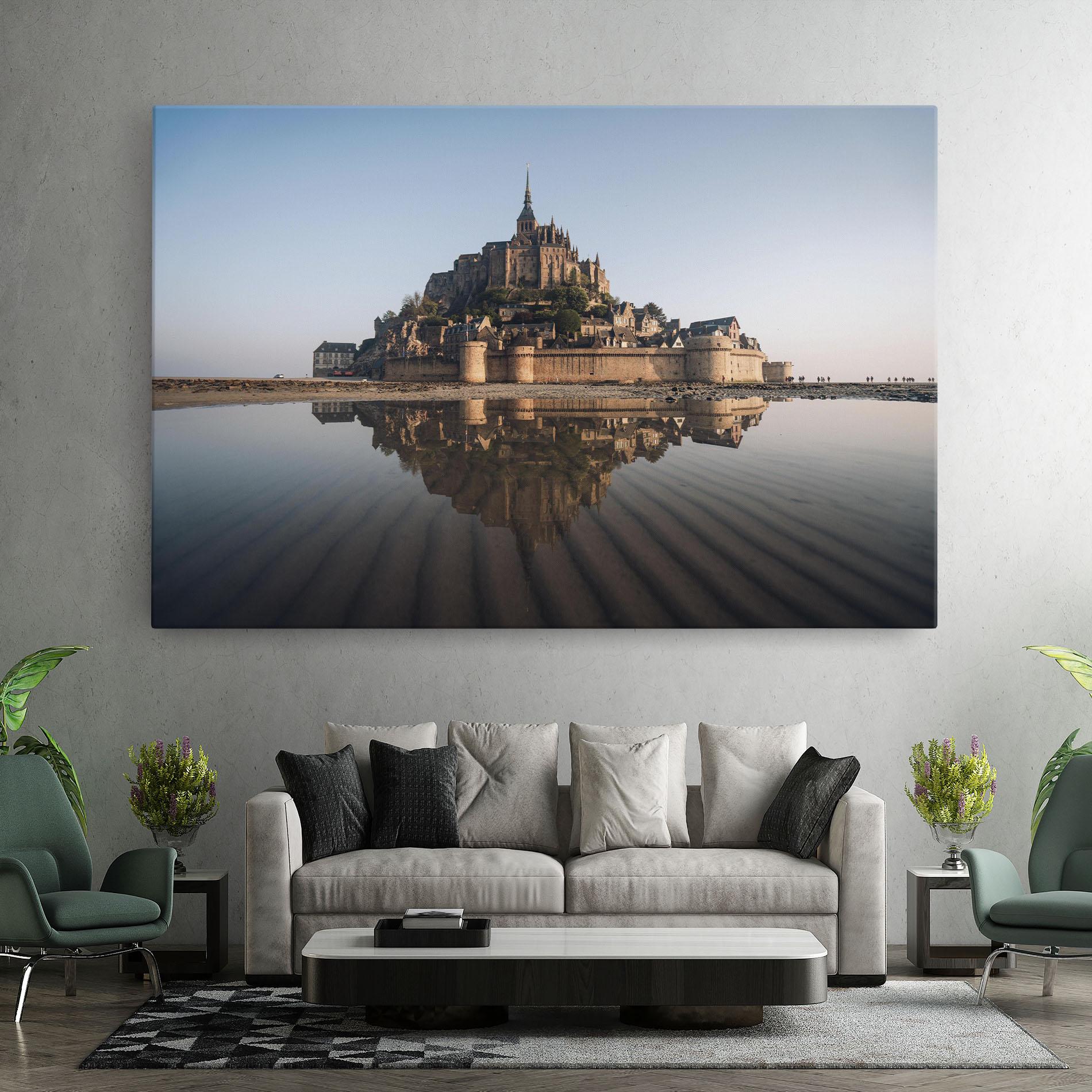 Vászonkép Castle Reflection mockup 7