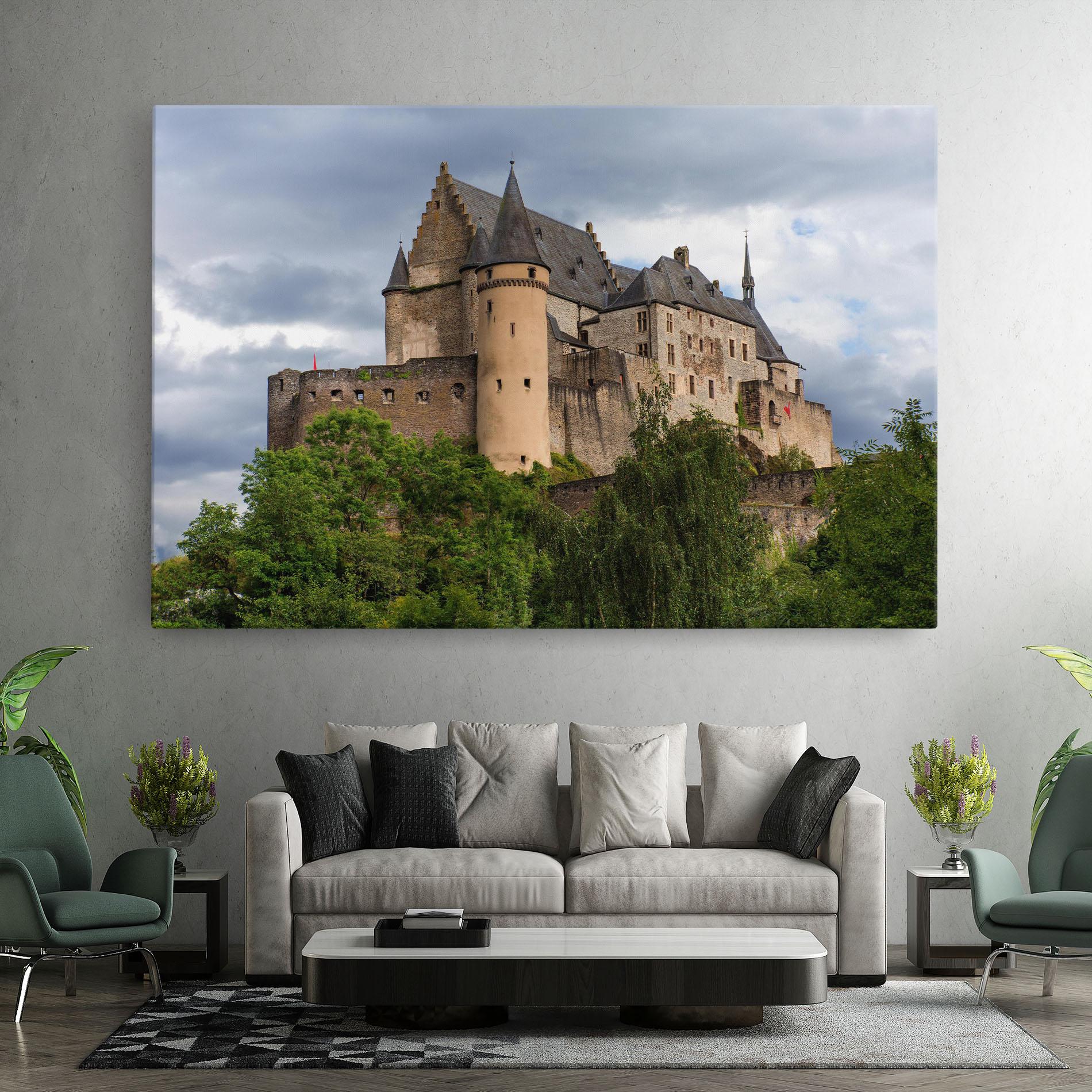 Vászonkép Castle Vianden mockup 7
