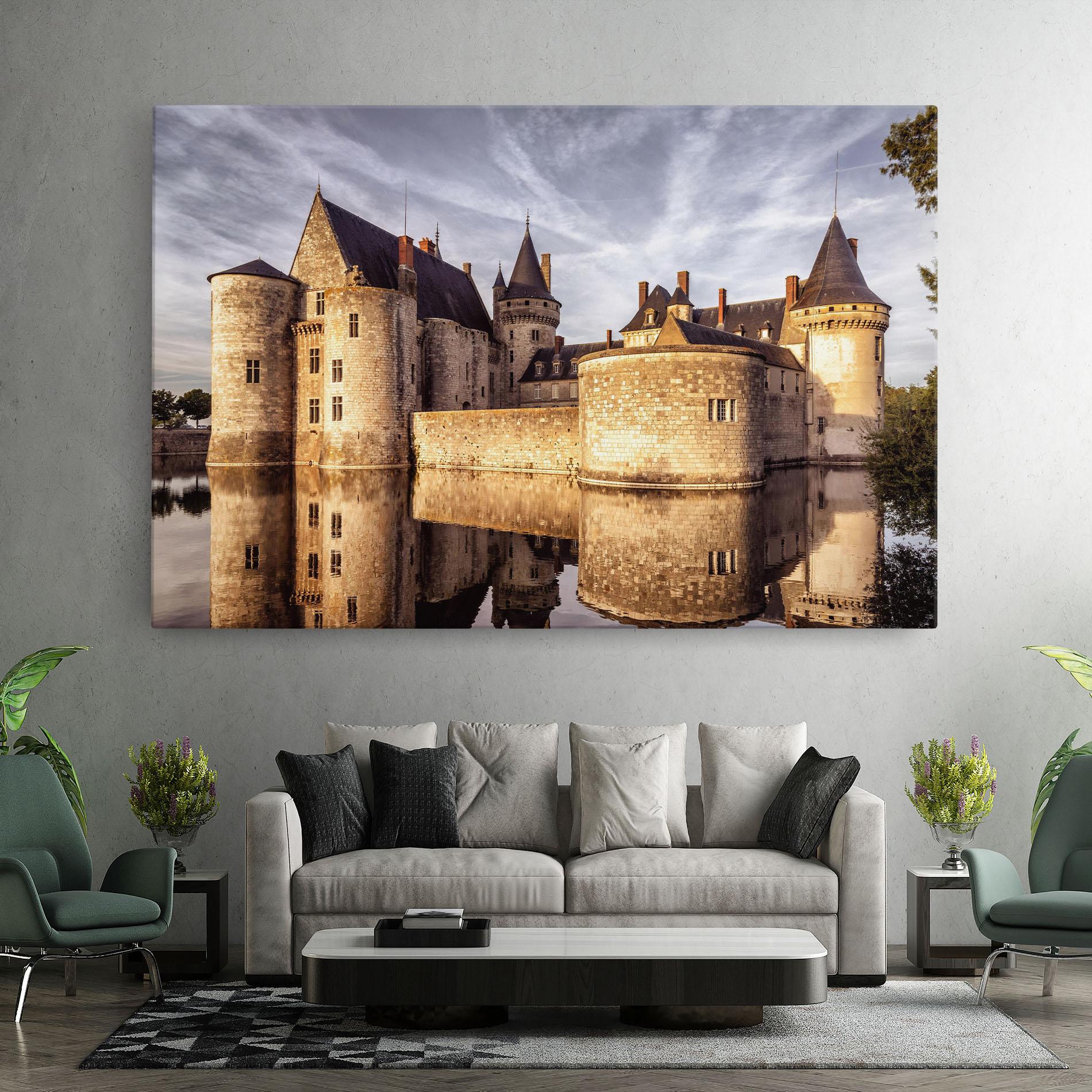 Vászonkép Chateau Castle mockup 7