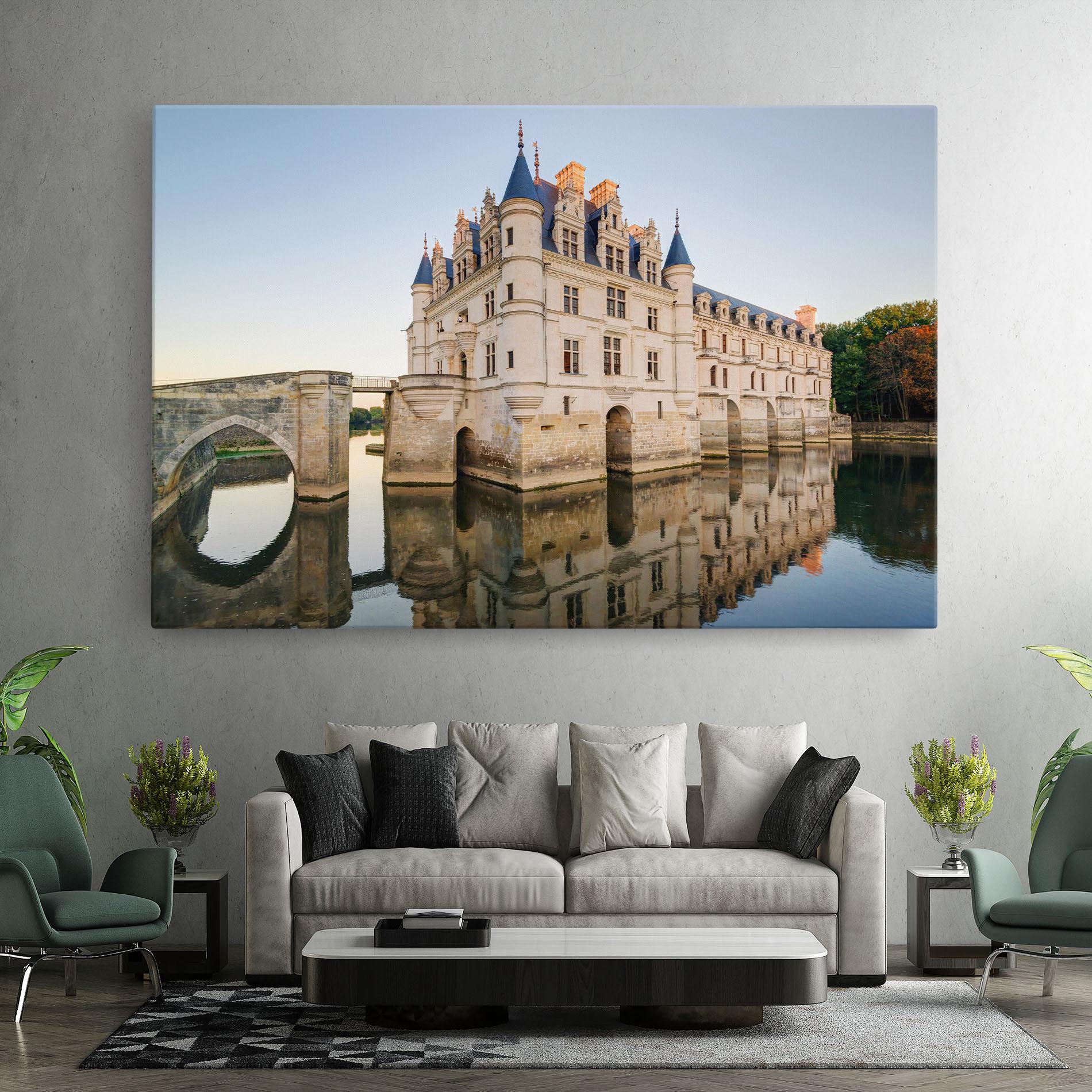 Vászonkép Chateau France mockup 7