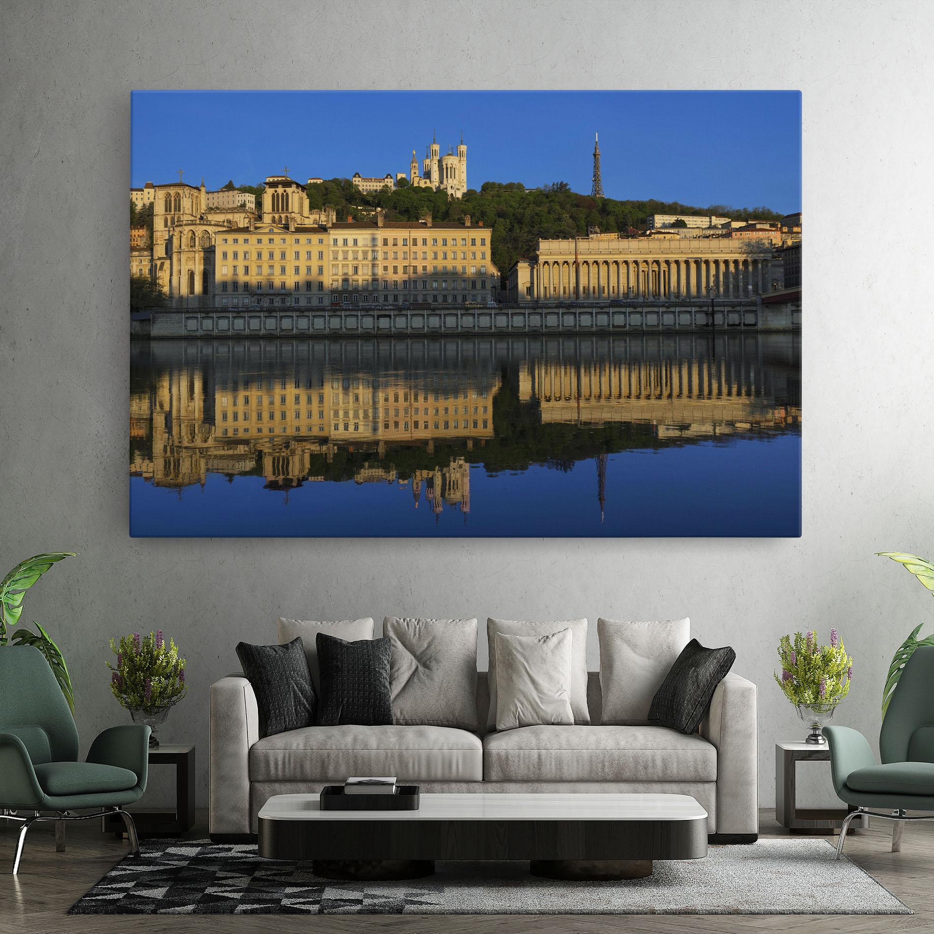 Vászonkép Lyon France mockup 7