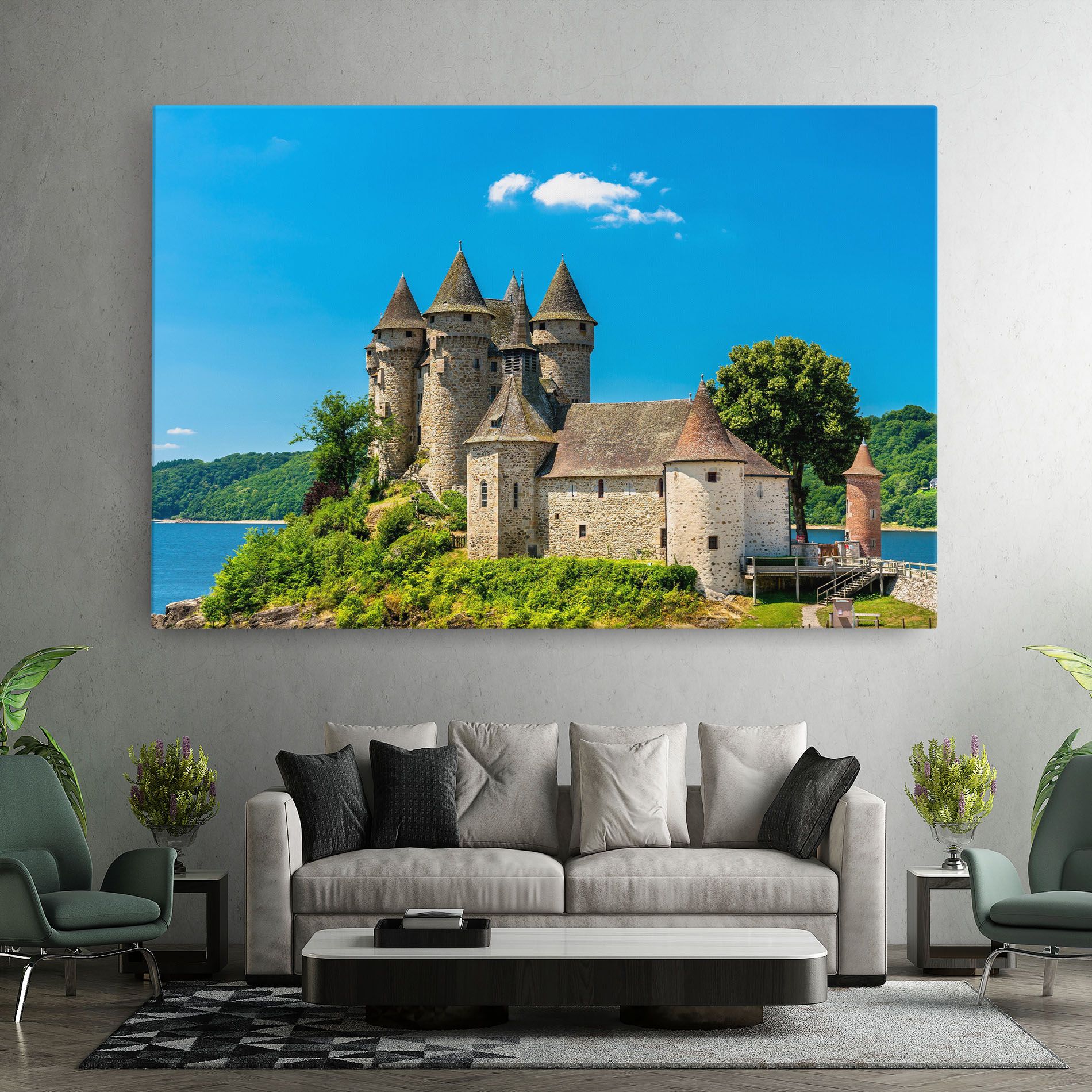 Medieval Castle France mockup 7