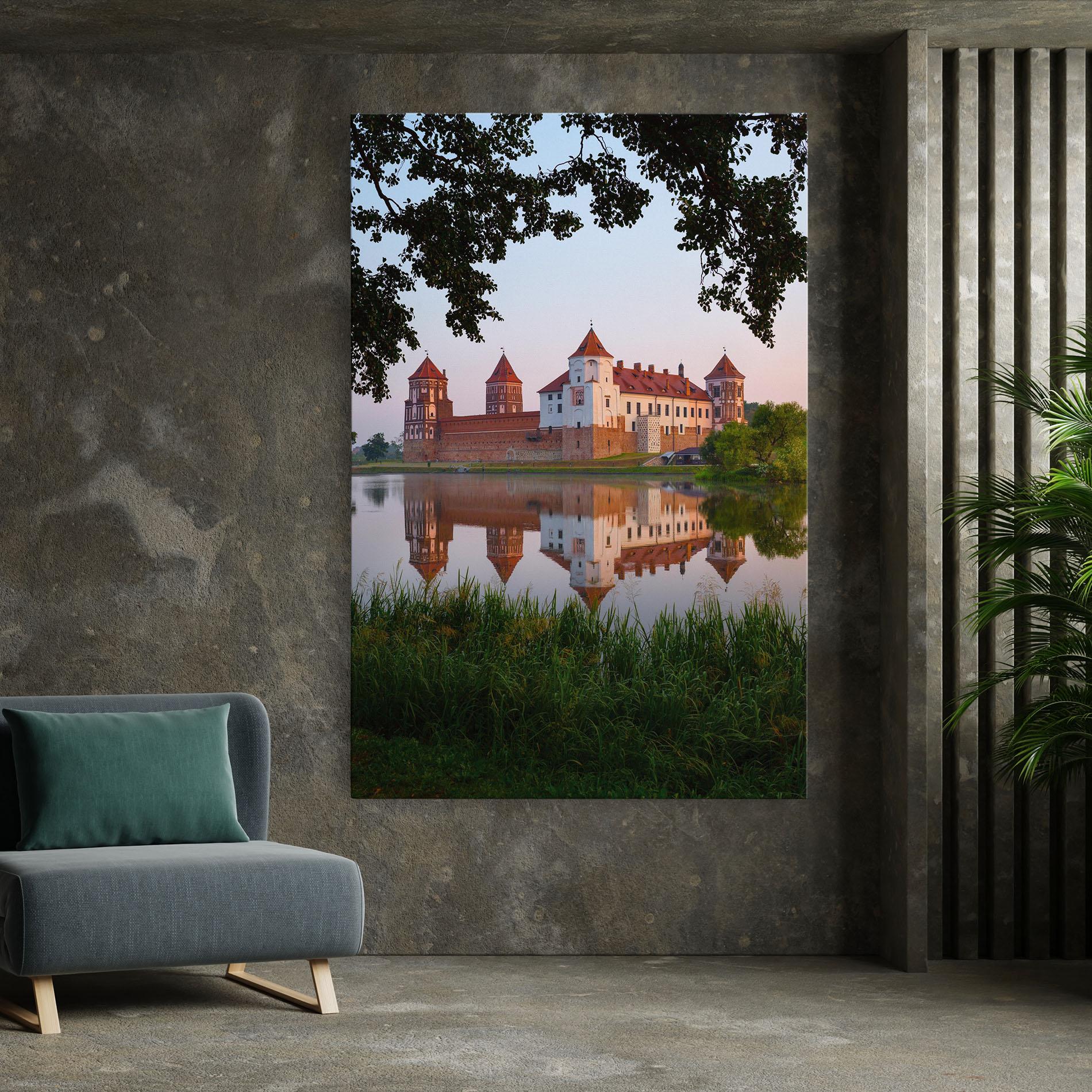 Vászonkép Ancient Castle Morning mockup 7
