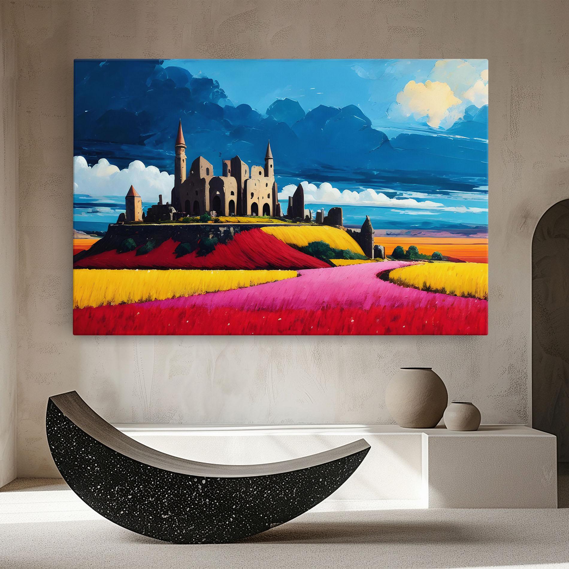 Vászonkép Antique Building Art mockup 8