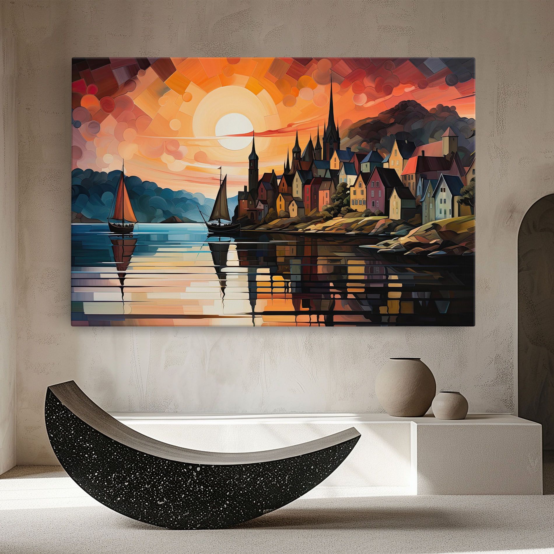 Castle Painting mockup 8