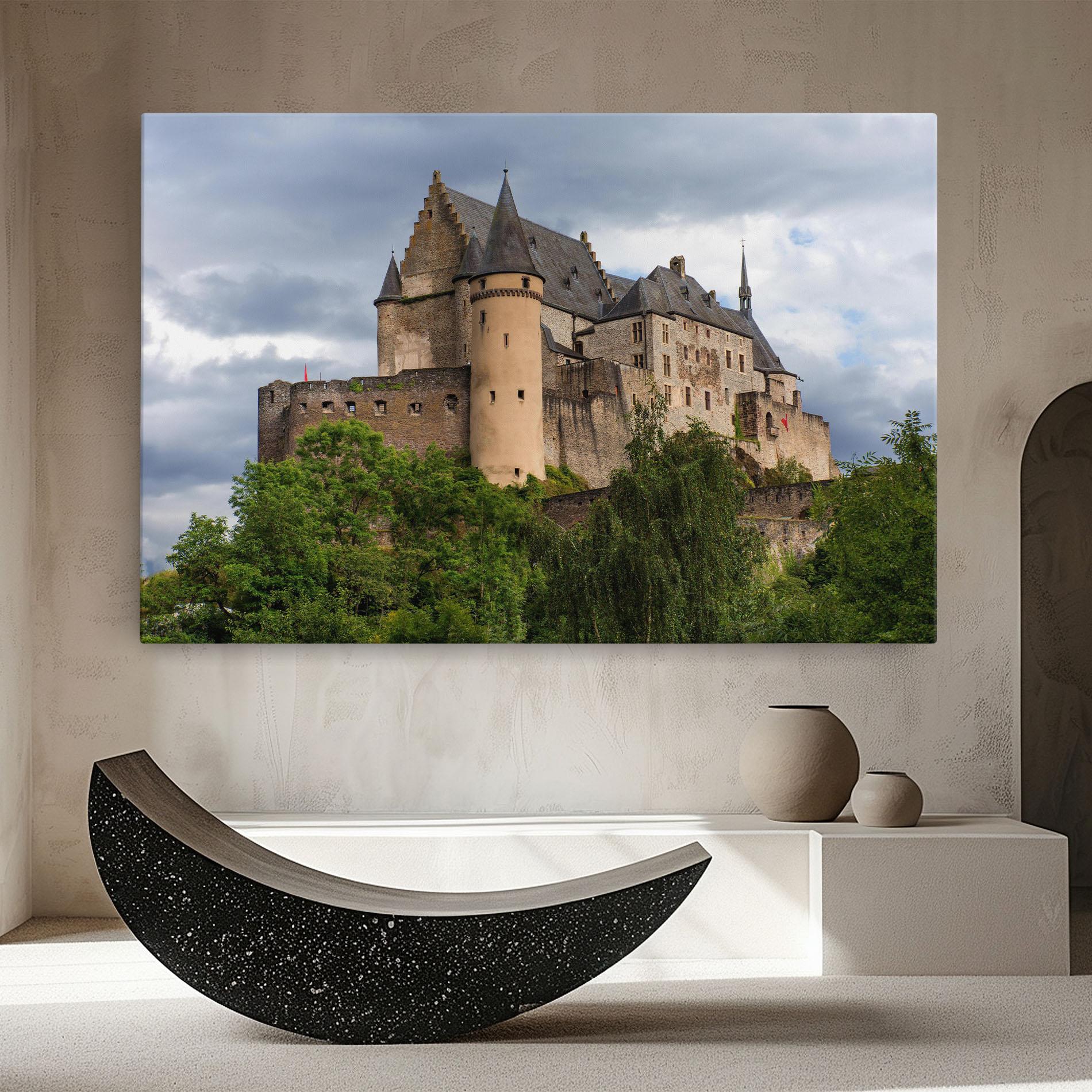 Vászonkép Castle Vianden mockup 8