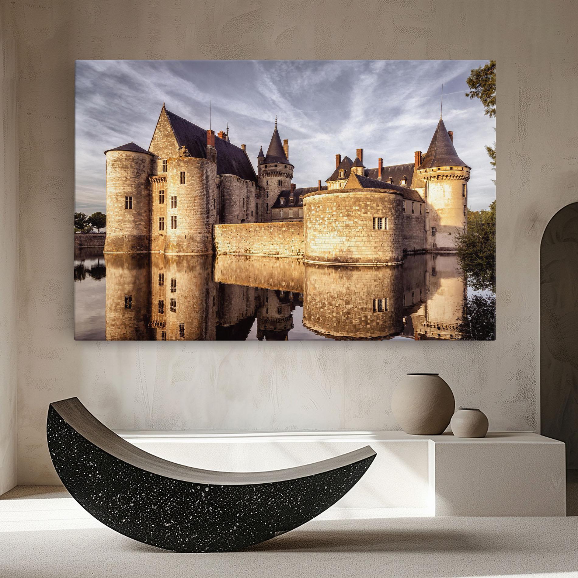 Vászonkép Chateau Castle mockup 8