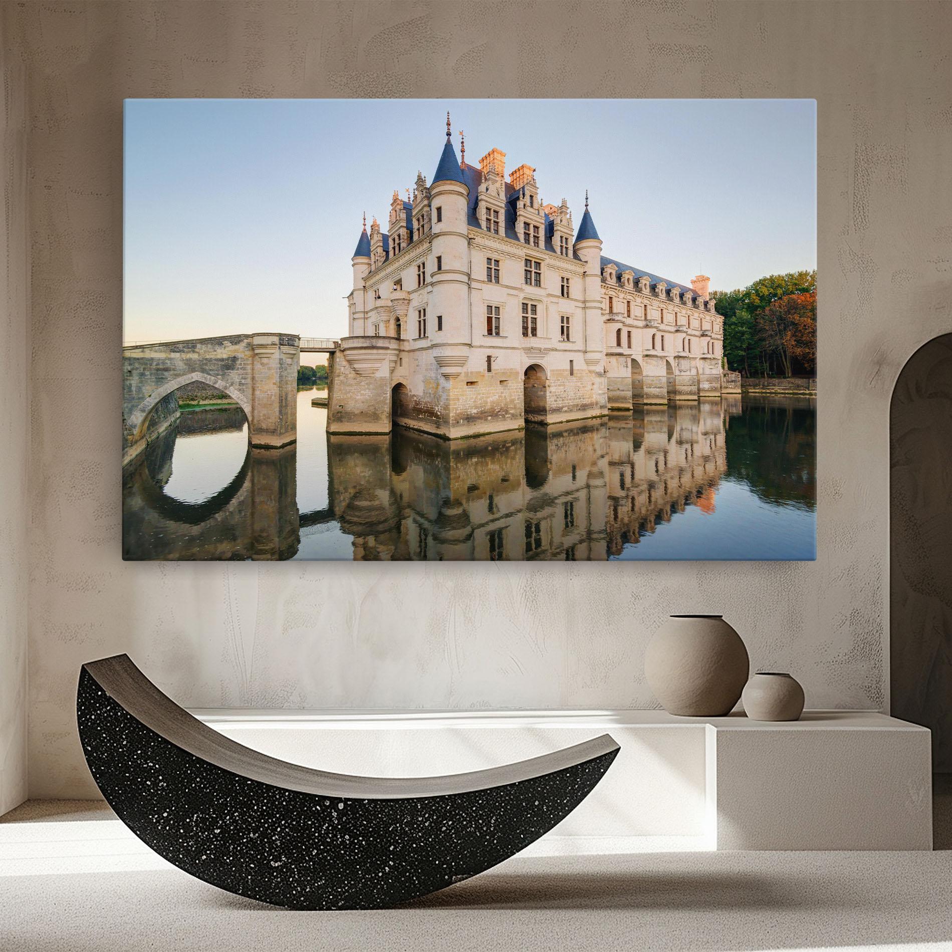 Vászonkép Chateau France mockup 8