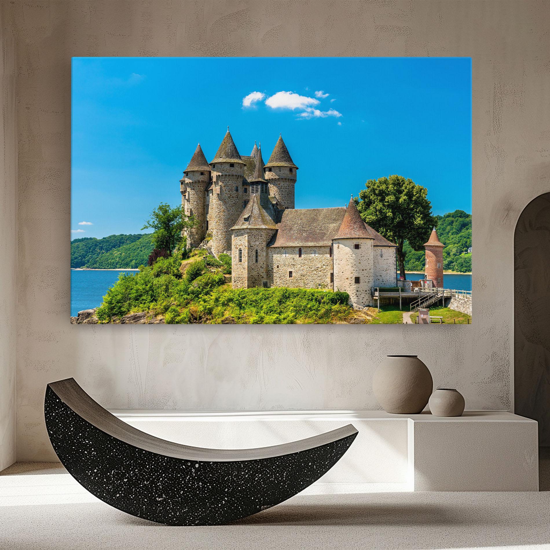 Vászonkép Medieval Castle France mockup 8