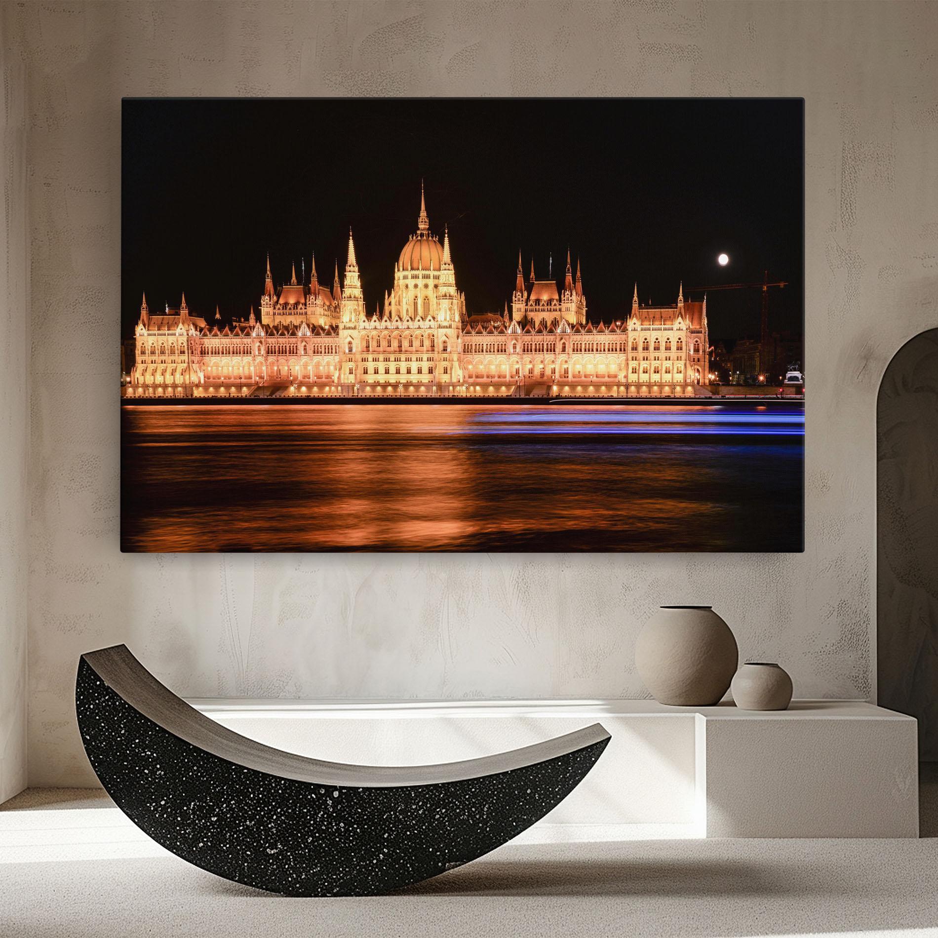 Vászonkép Night Reflection mockup 8