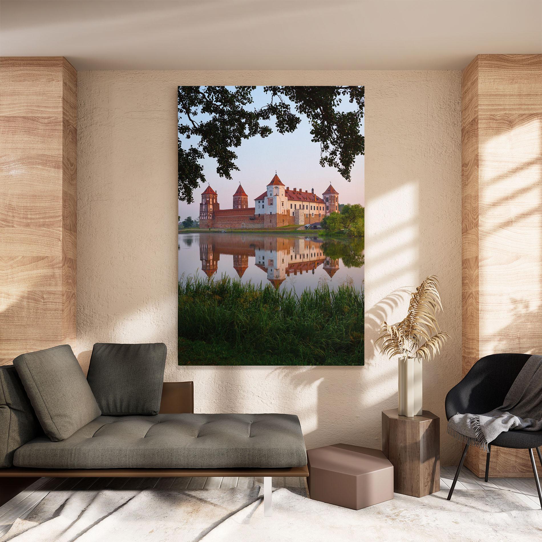 Vászonkép Ancient Castle Morning mockup 8