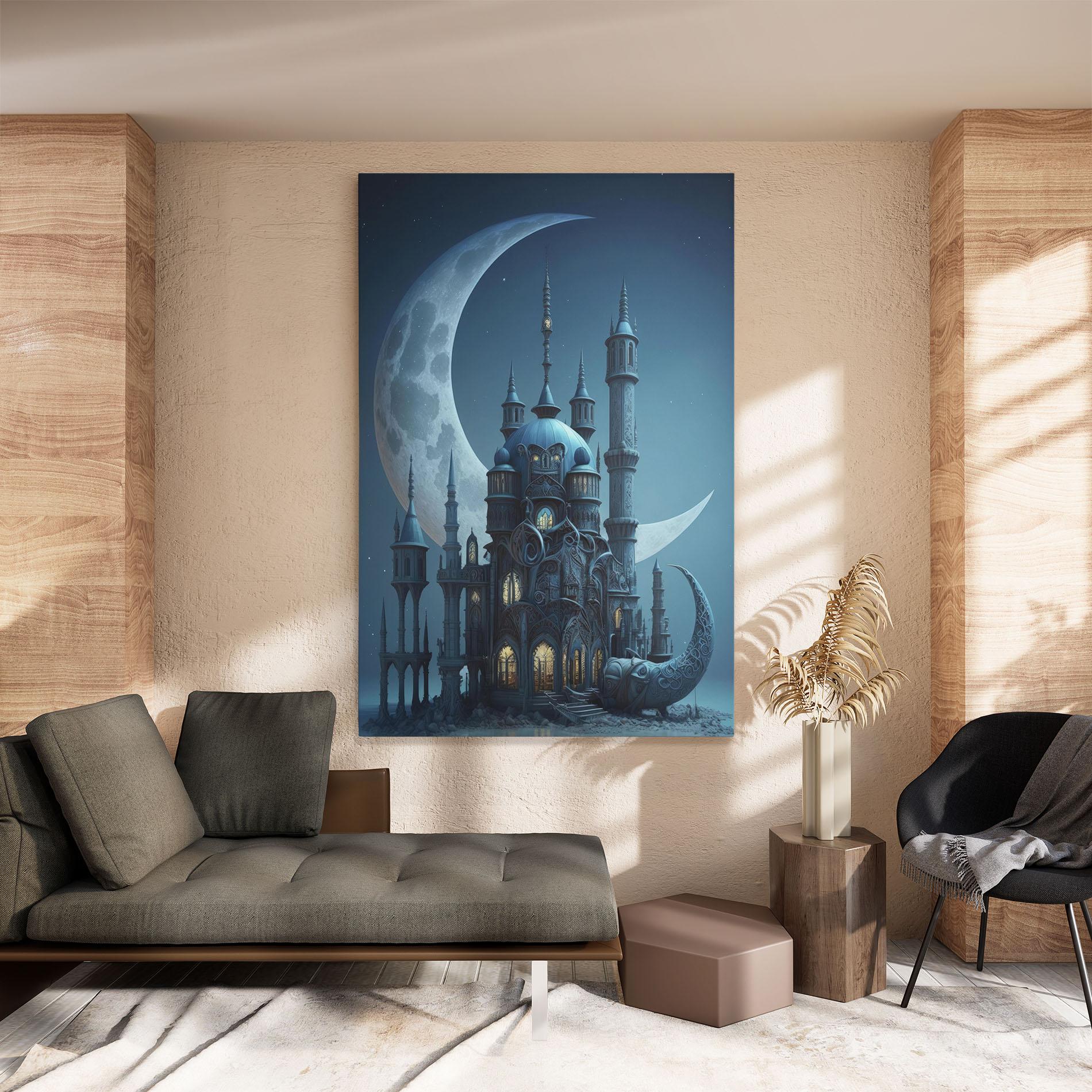 Vászonkép Mosque Moon mockup 8