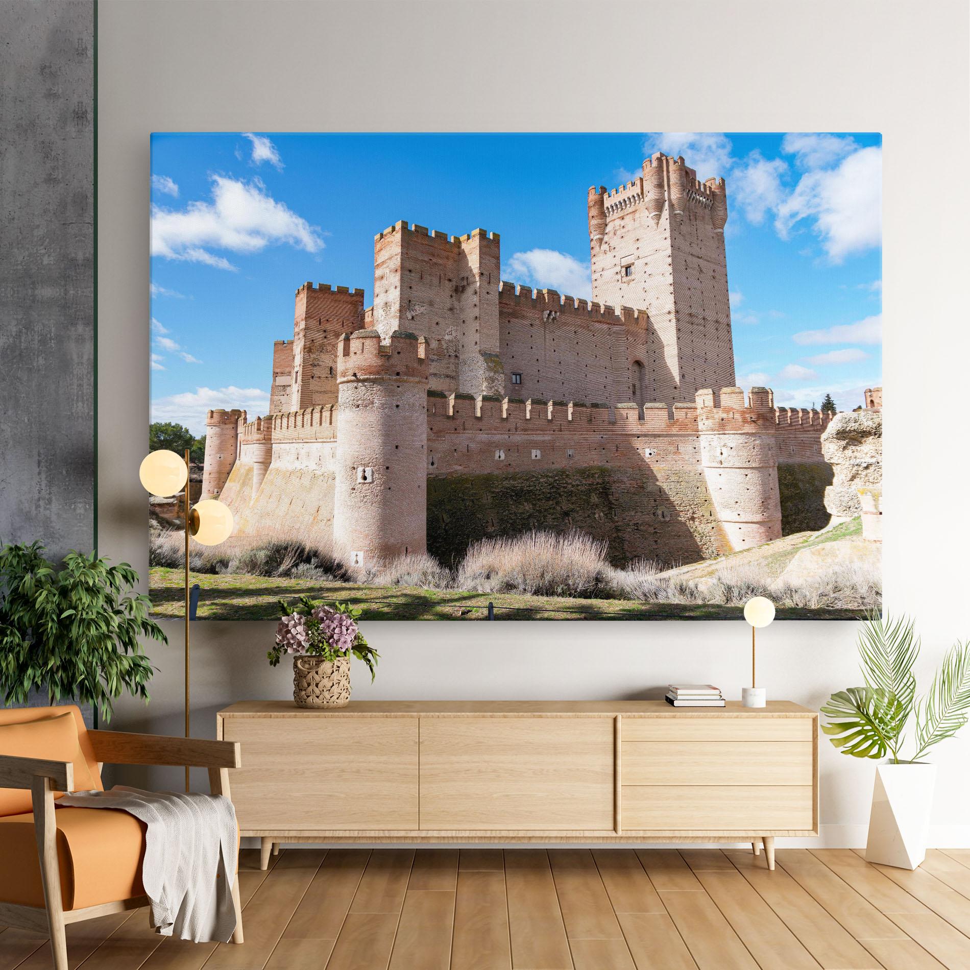 Vászonkép Castle La Mota mockup 9