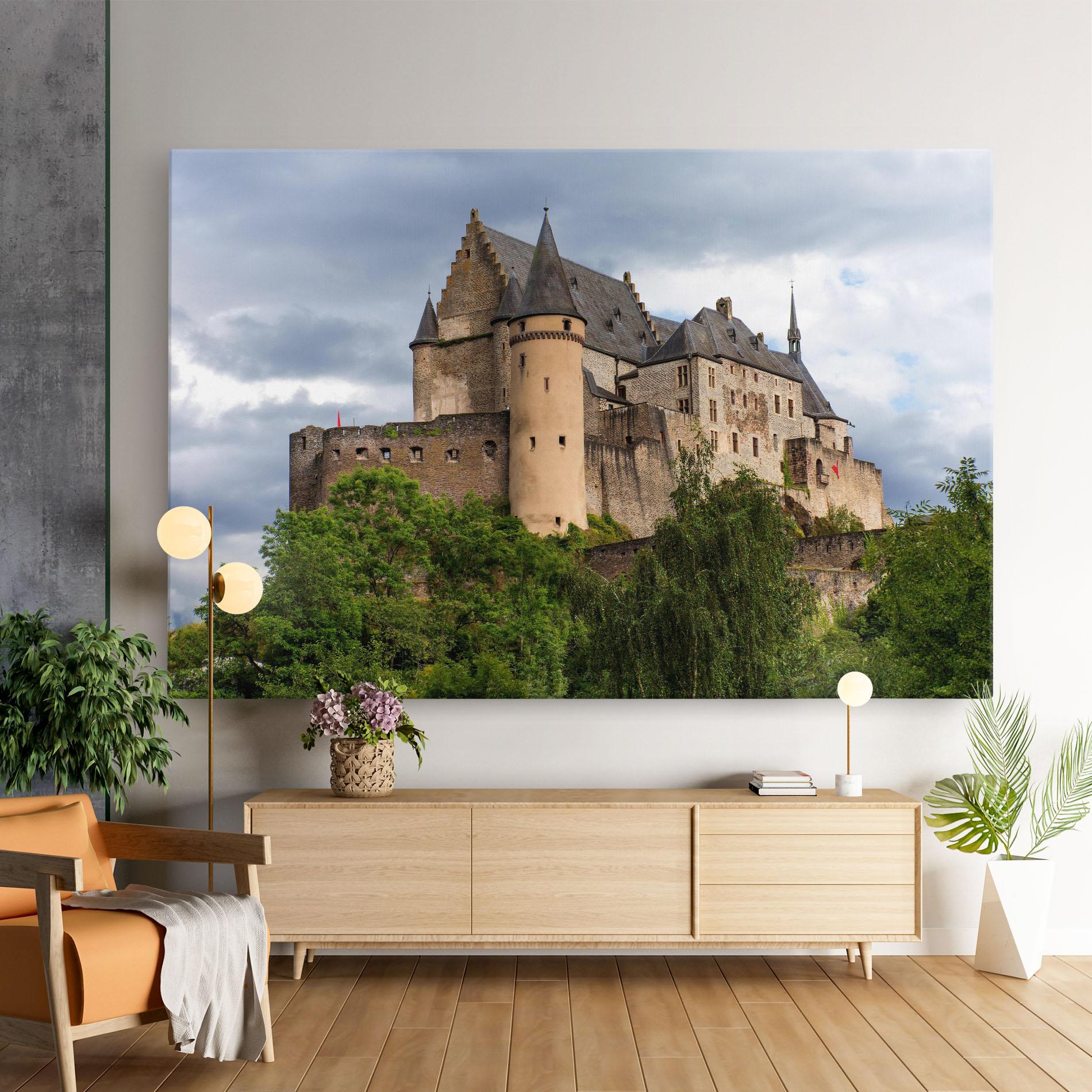 Vászonkép Castle Vianden mockup 9