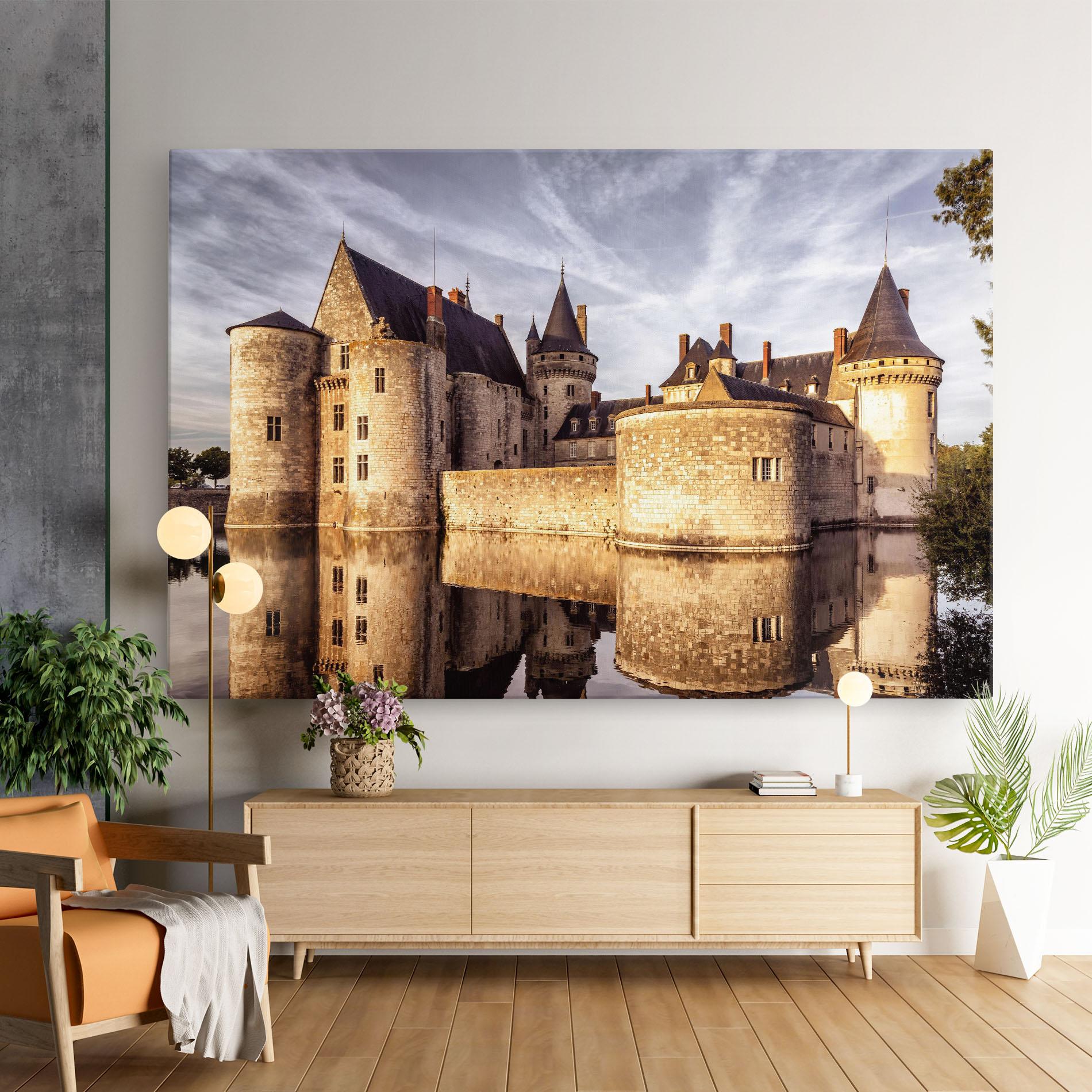 Vászonkép Chateau Castle mockup 9