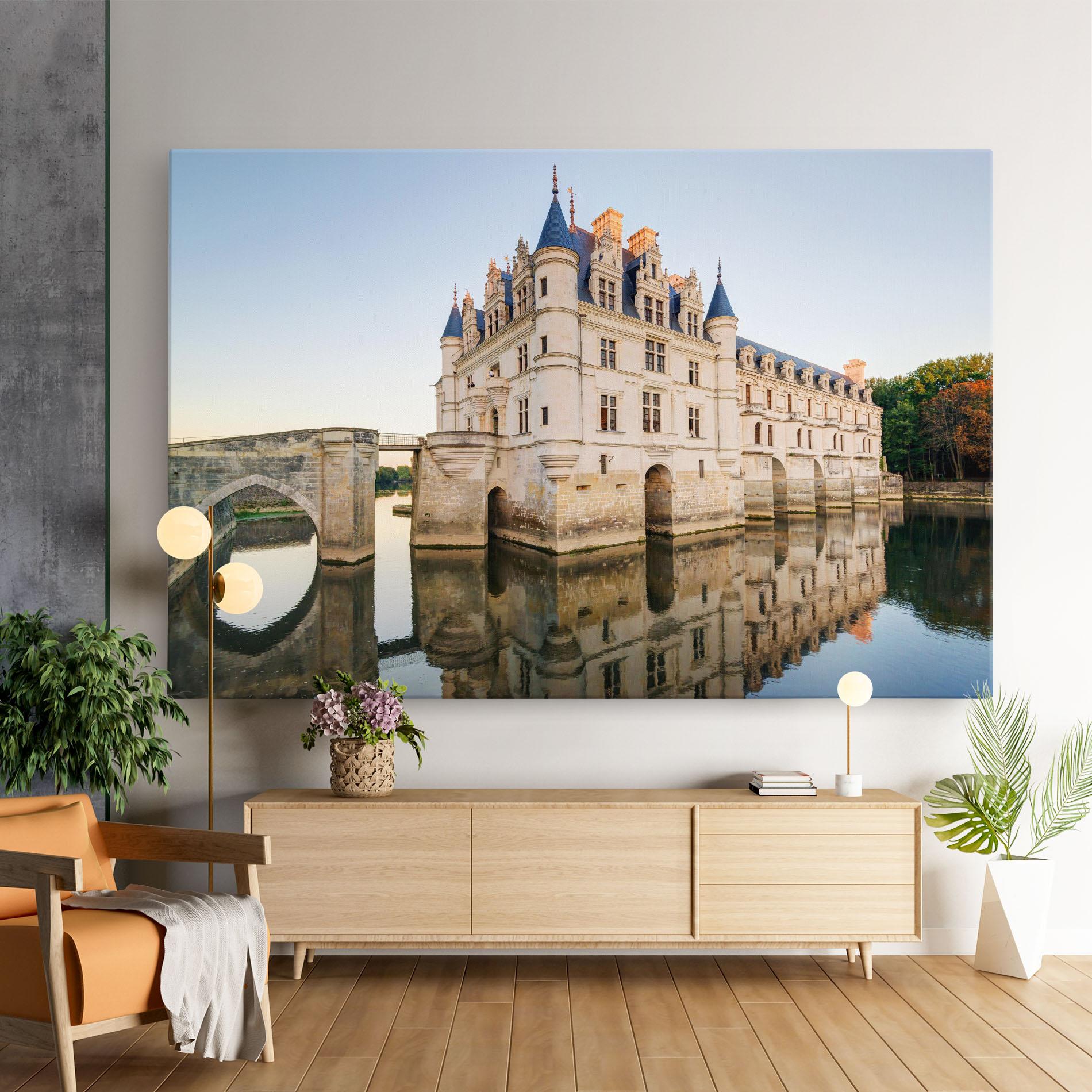 Vászonkép Chateau France mockup 9