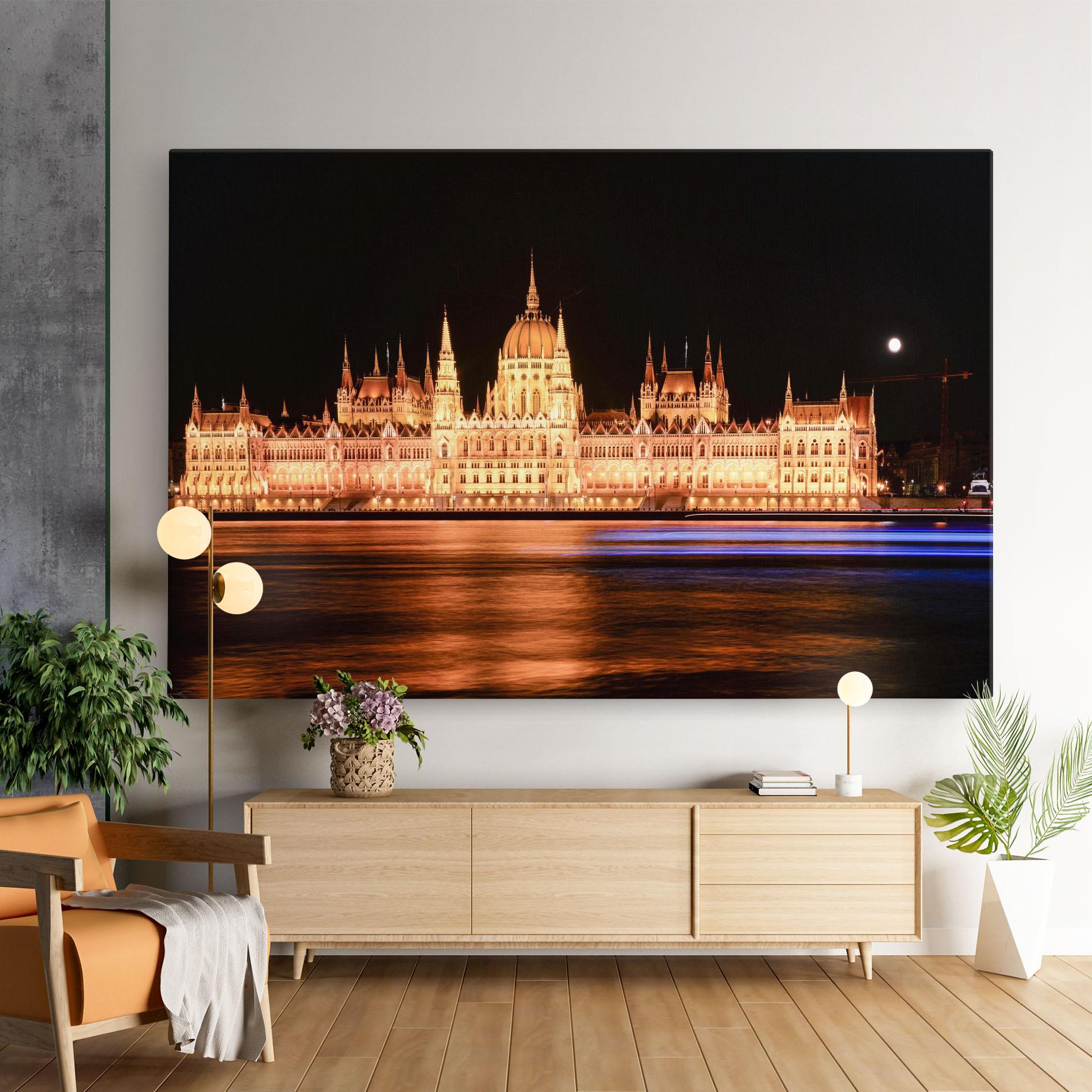 Vászonkép Night Reflection mockup 9