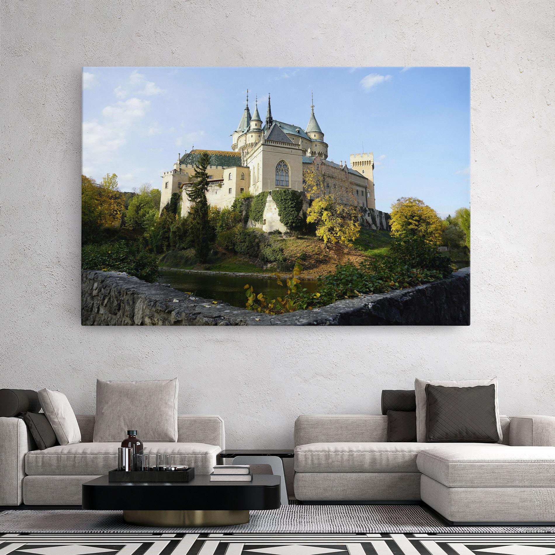 Vászonkép Bojnice Castle Slovakia mockup 2