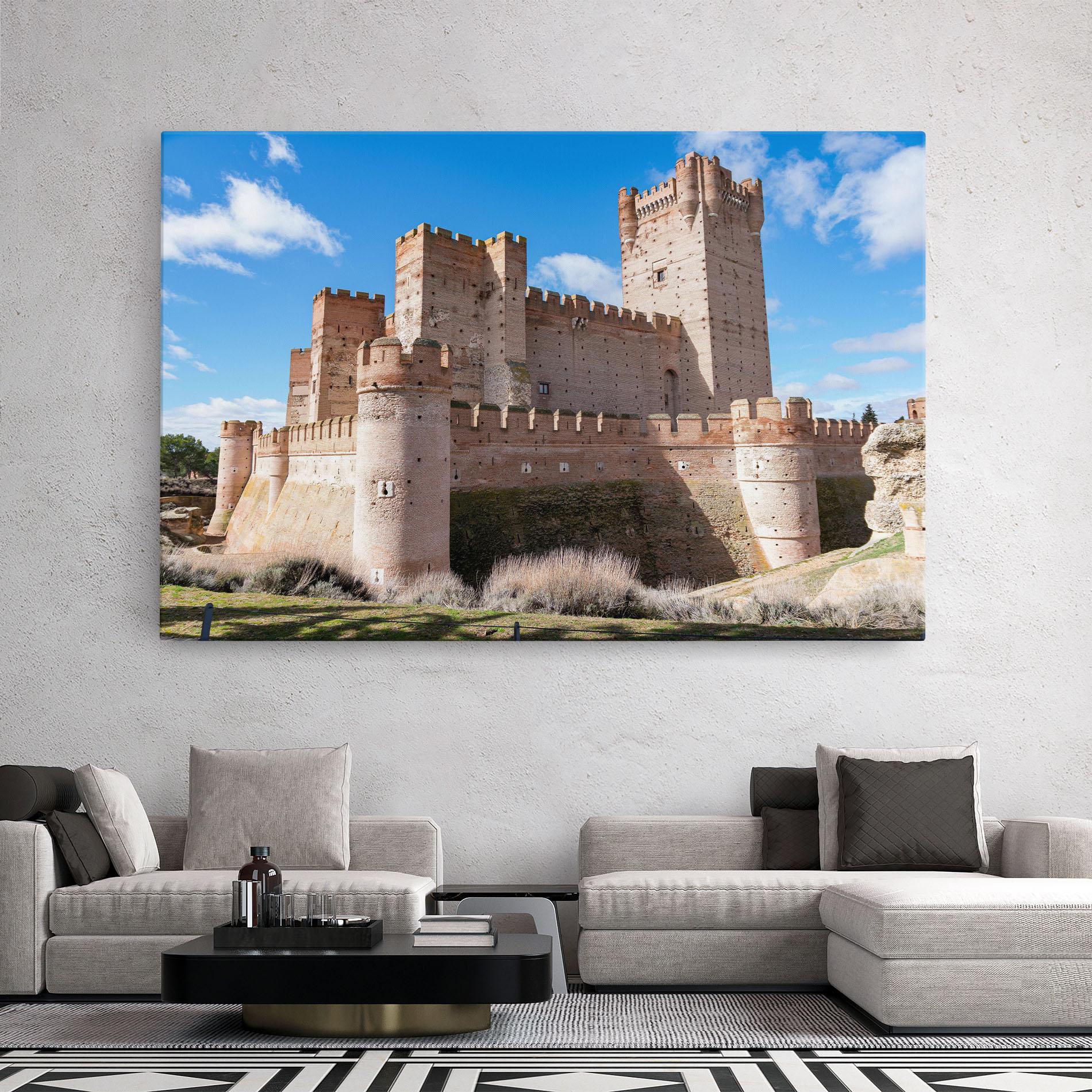 Vászonkép Castle La Mota mockup 2