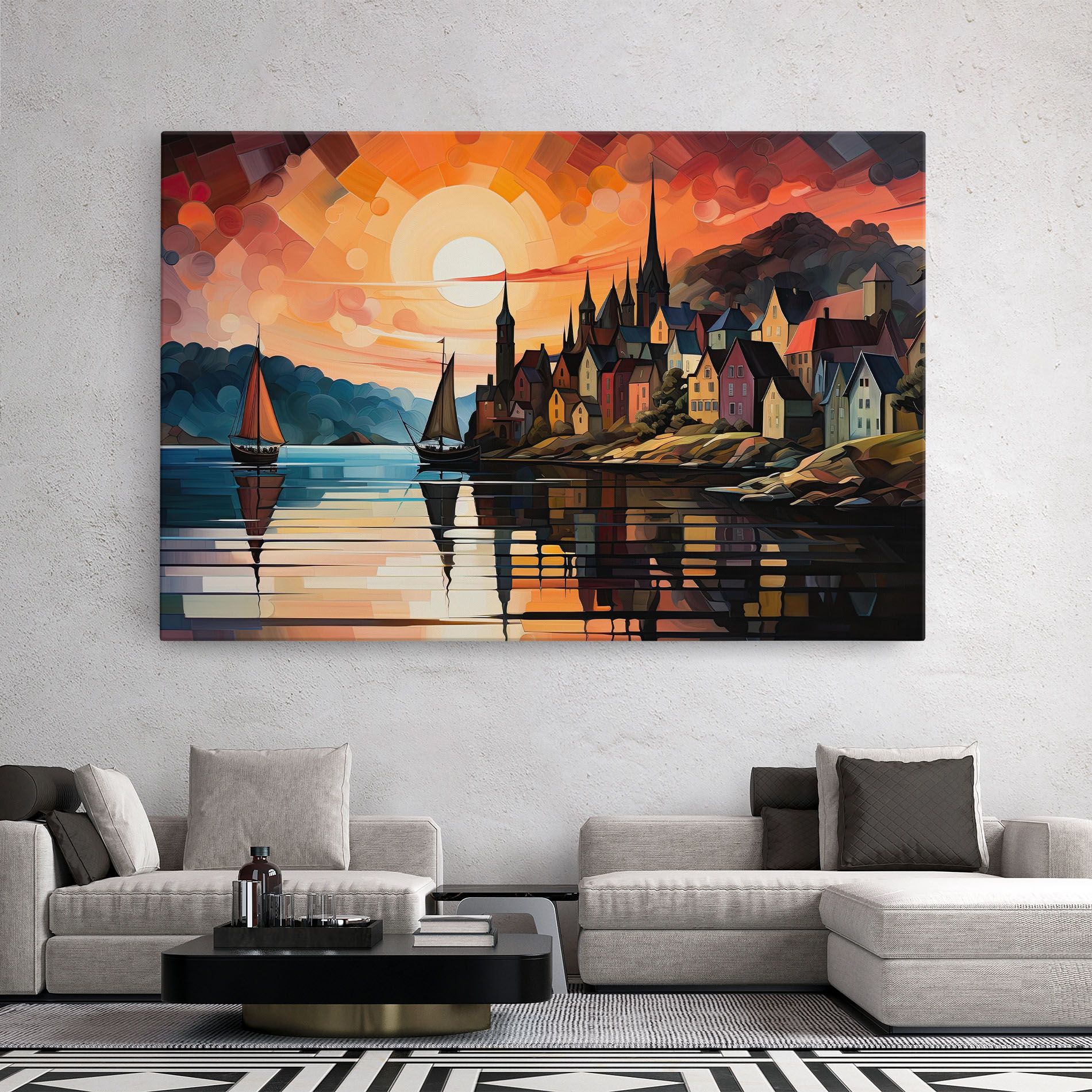 Castle Painting mockup 2