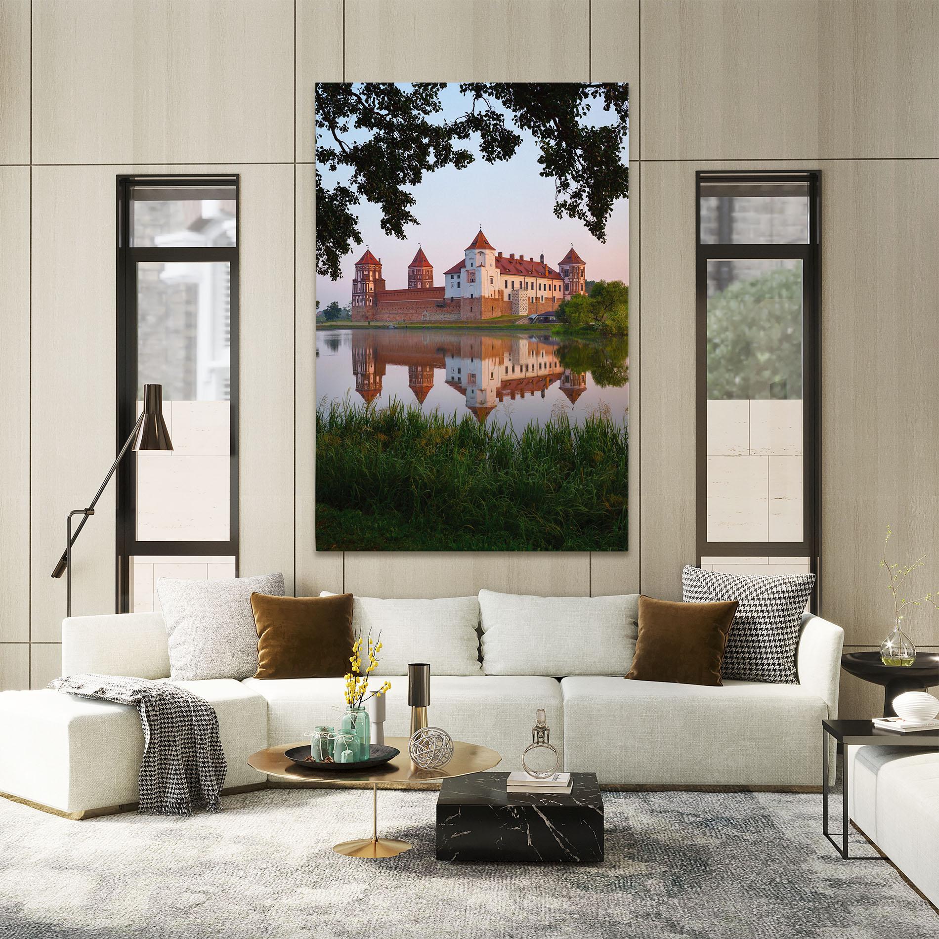 Vászonkép Ancient Castle Morning mockup 2