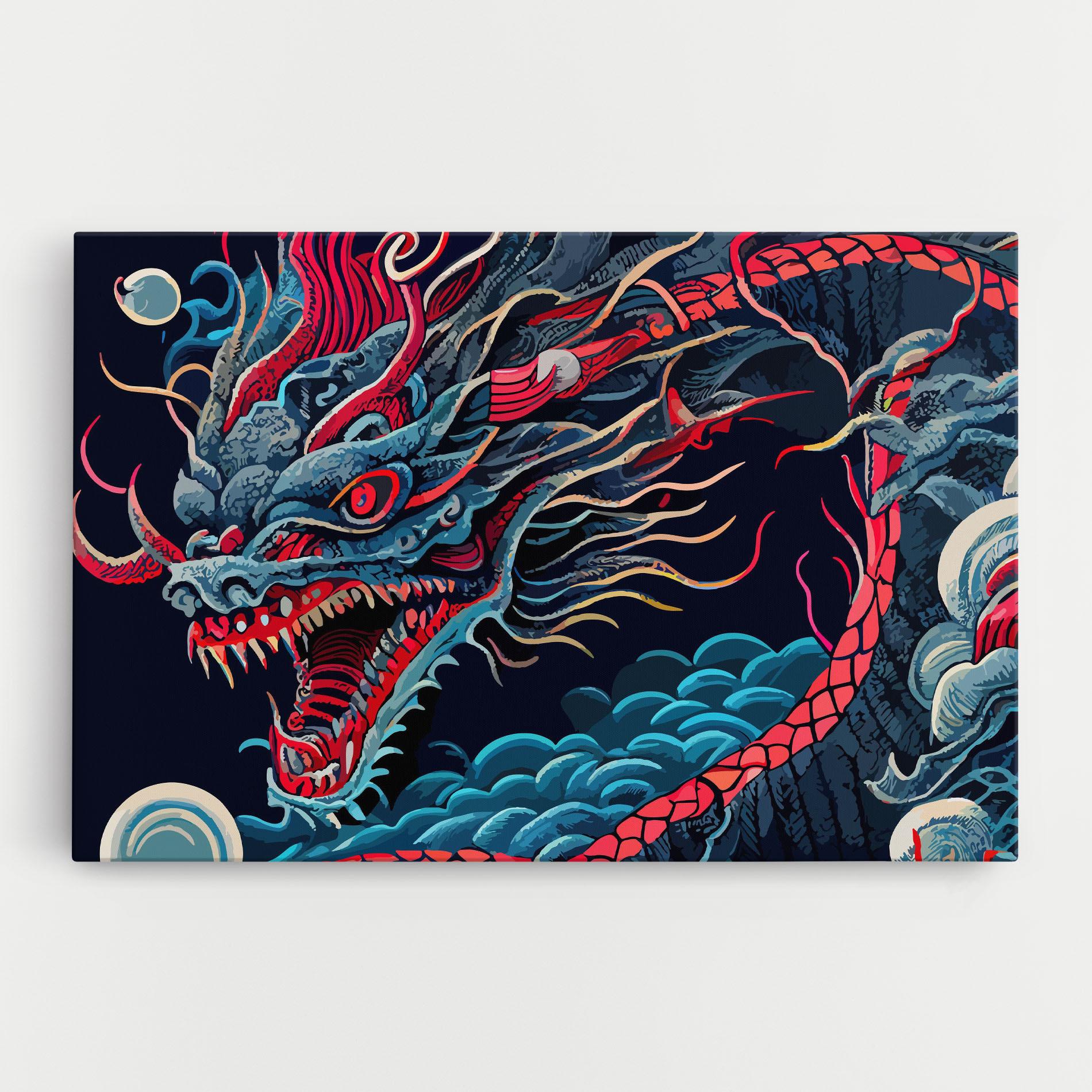 Vászonkép Cloud Dragon mockup 0
